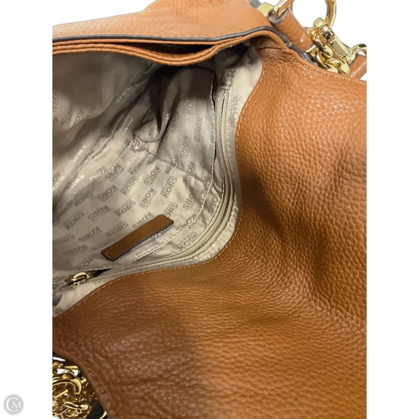 Crossbody Leather By Michael By Michael Kors, Size: Medium