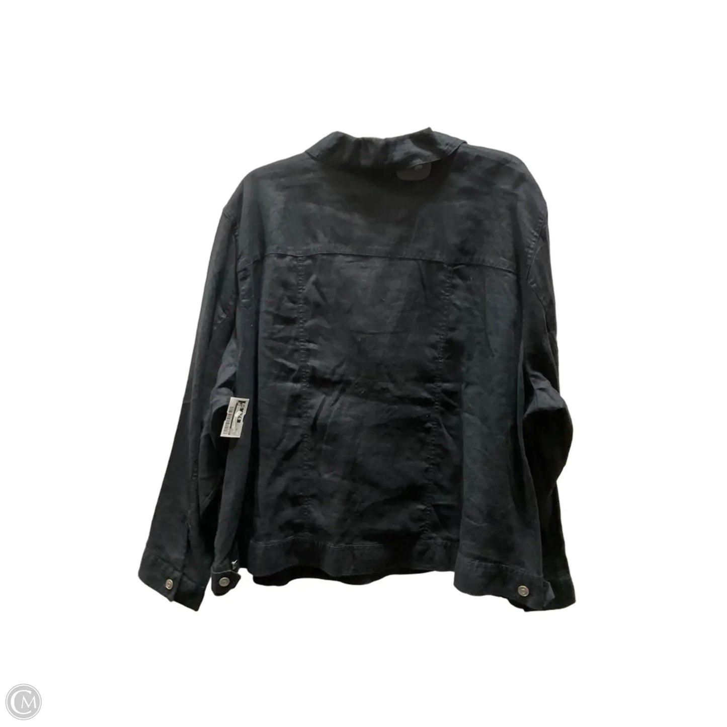 Jacket Shirt By Dkny In Black, Size: 3x