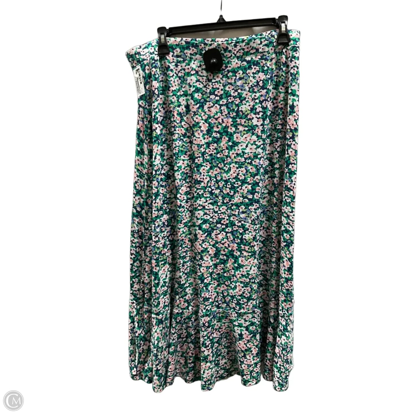 Skirt Midi By Talbots In Floral Print, Size: Lp