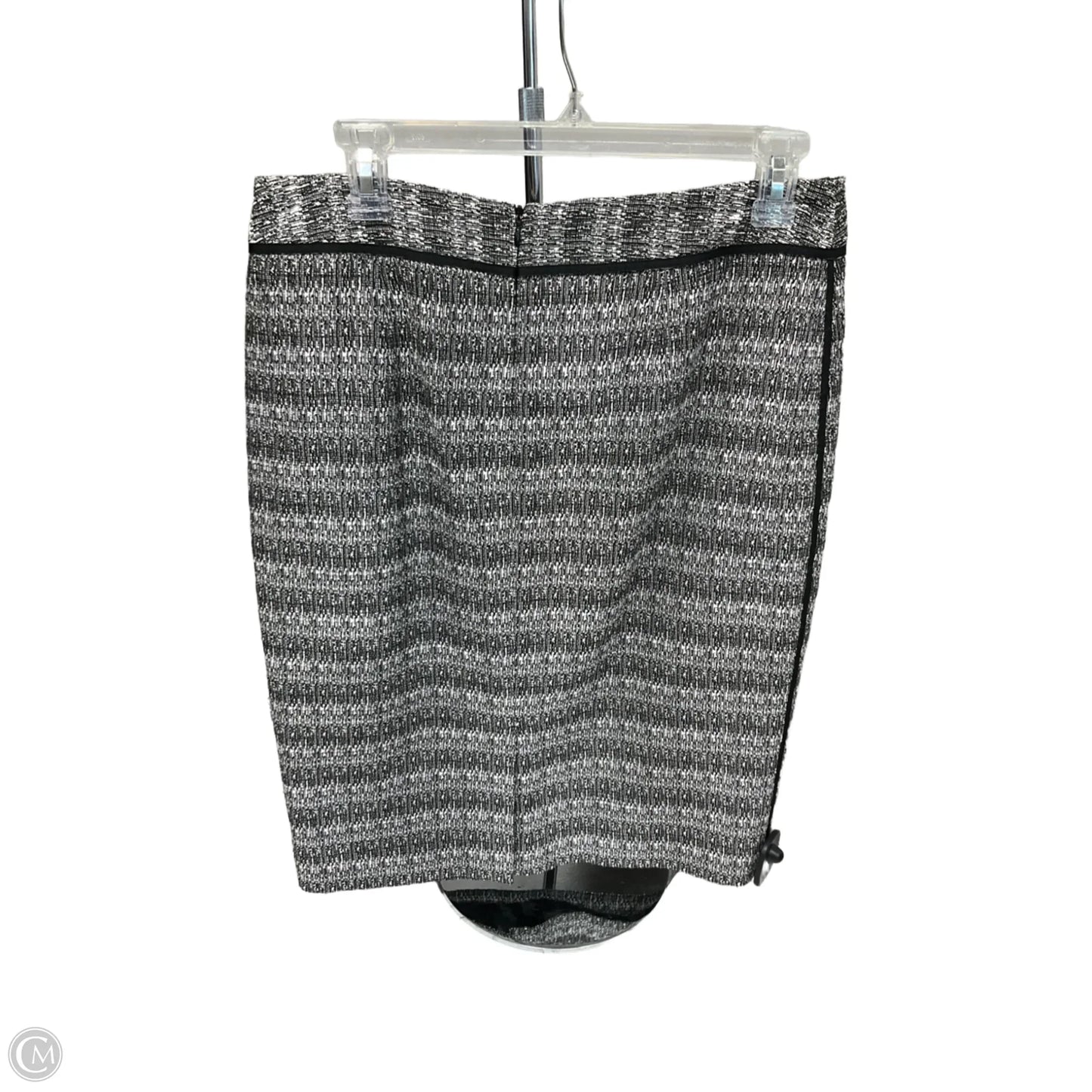 Skirt Mini & Short By Liz Claiborne O In Black Cream, Size: 8