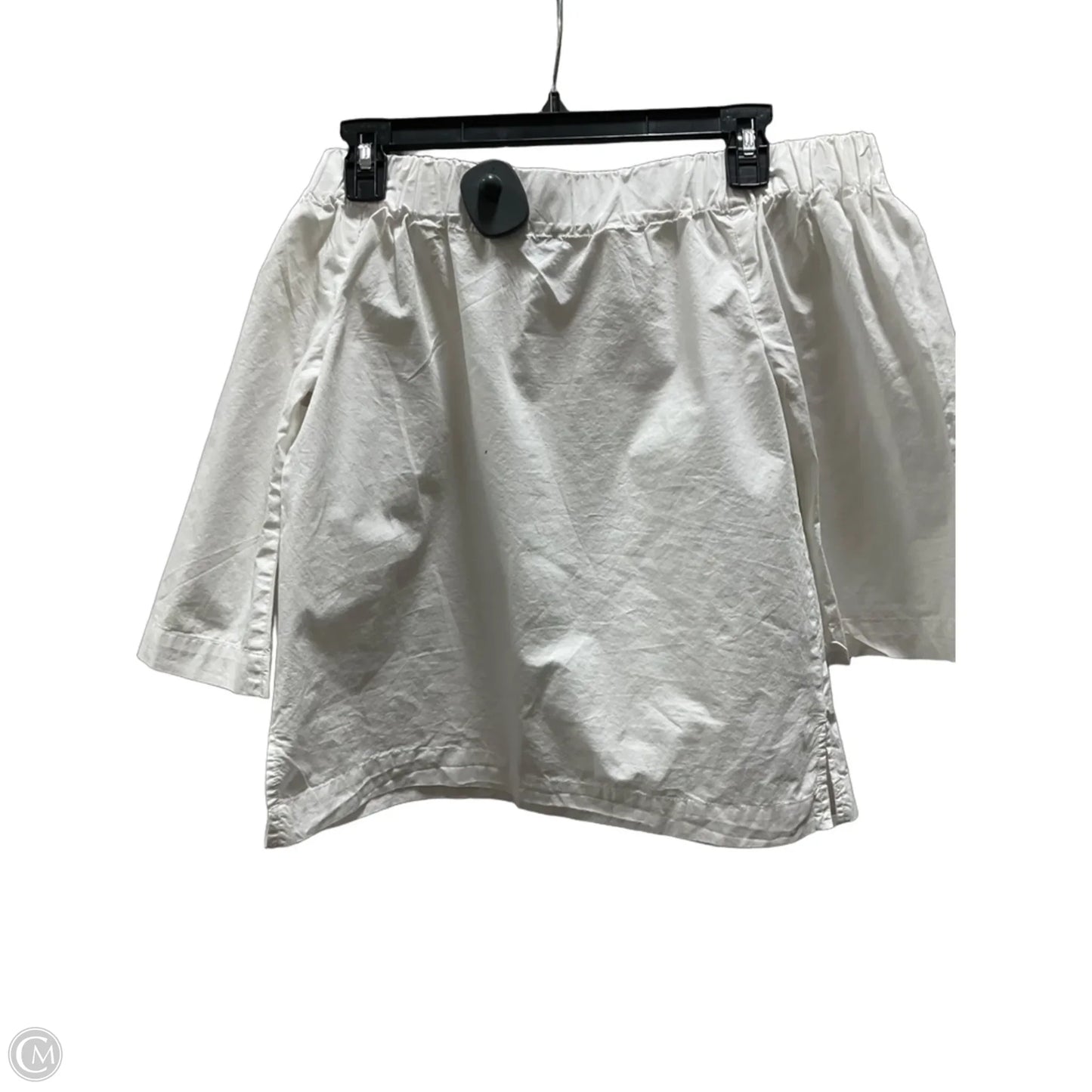 Top 3/4 Sleeve By Madewell In White, Size: Xs
