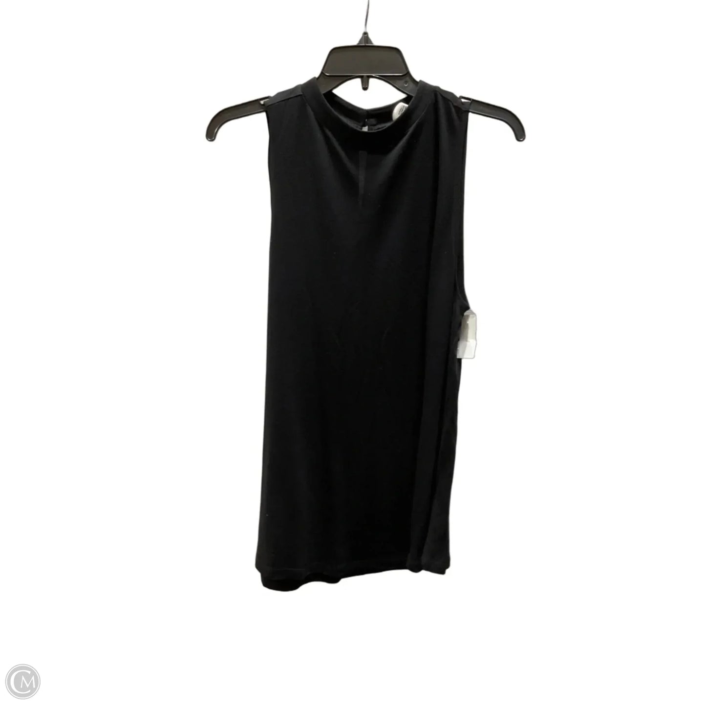 Top Sleeveless By Loft In Black, Size: L