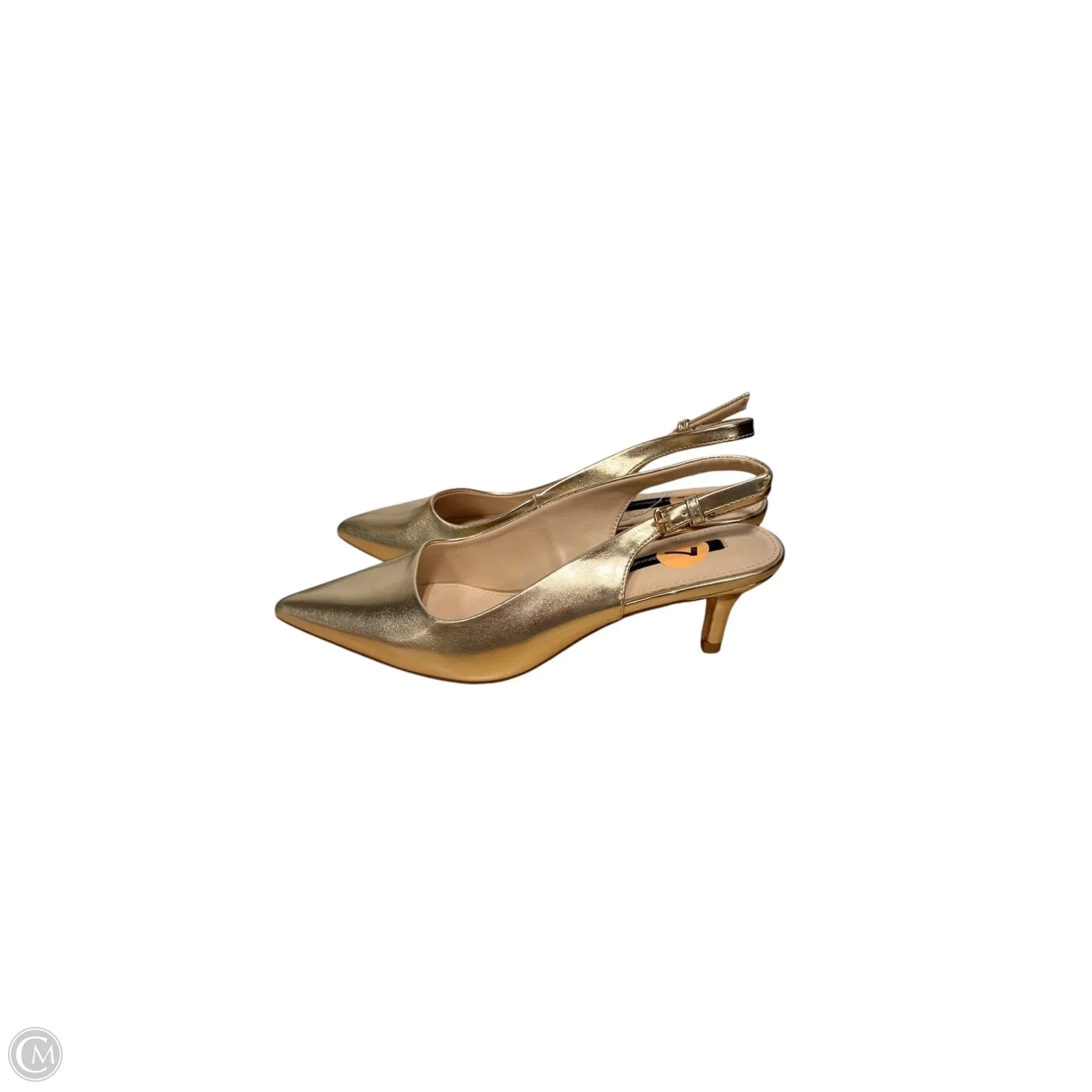 Shoes Heels Kitten By French Connection In Gold, Size: 7