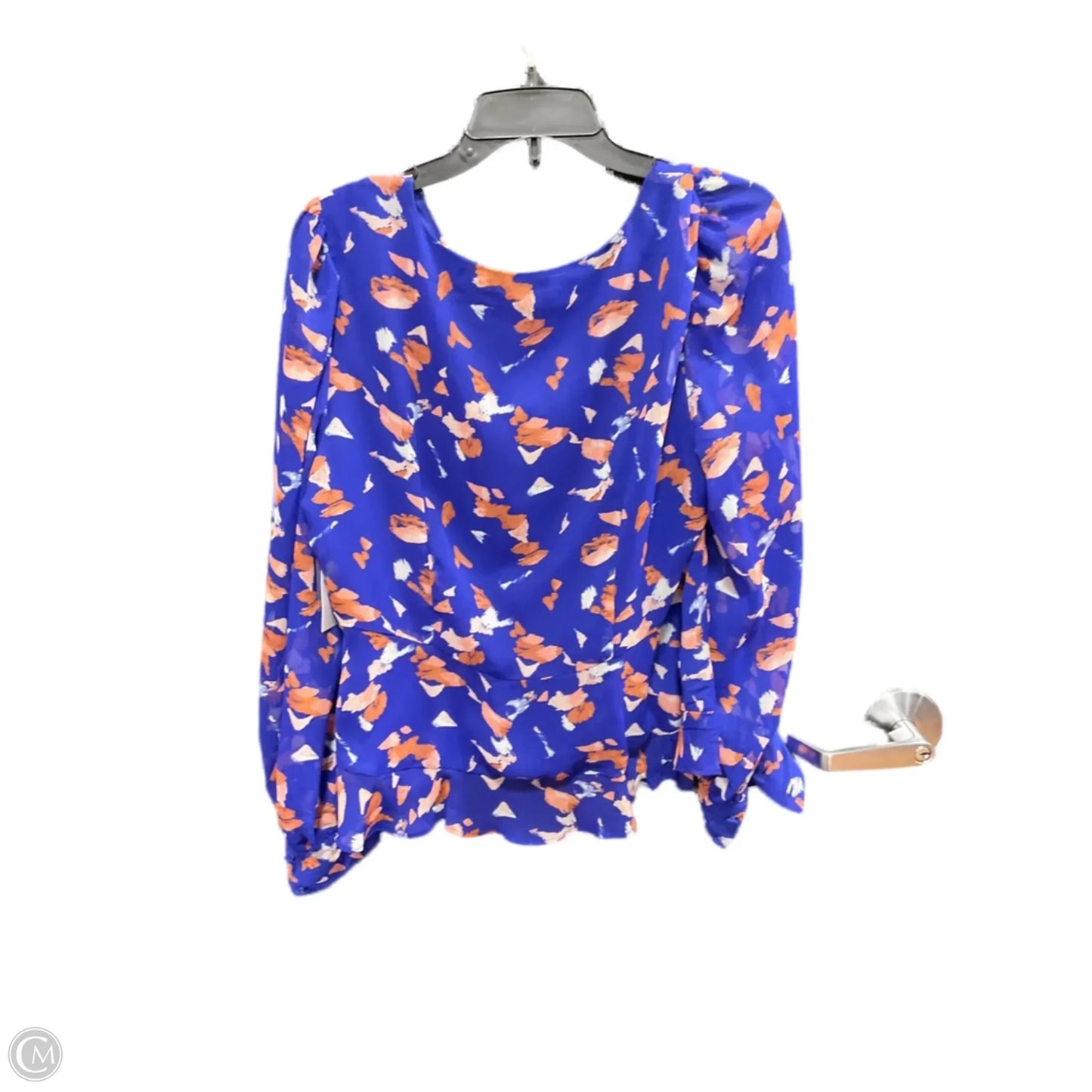 Top Long Sleeve By Nine West Apparel In Multi-colored, Size: L