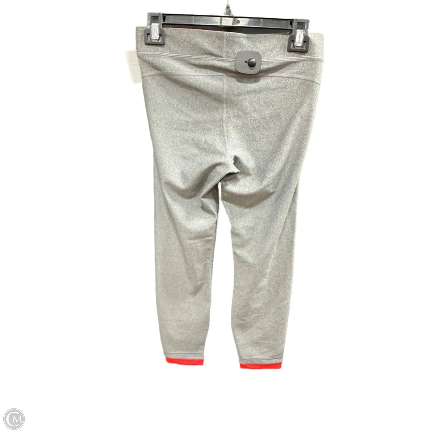 Athletic Leggings By Under Armour In Grey, Size: M