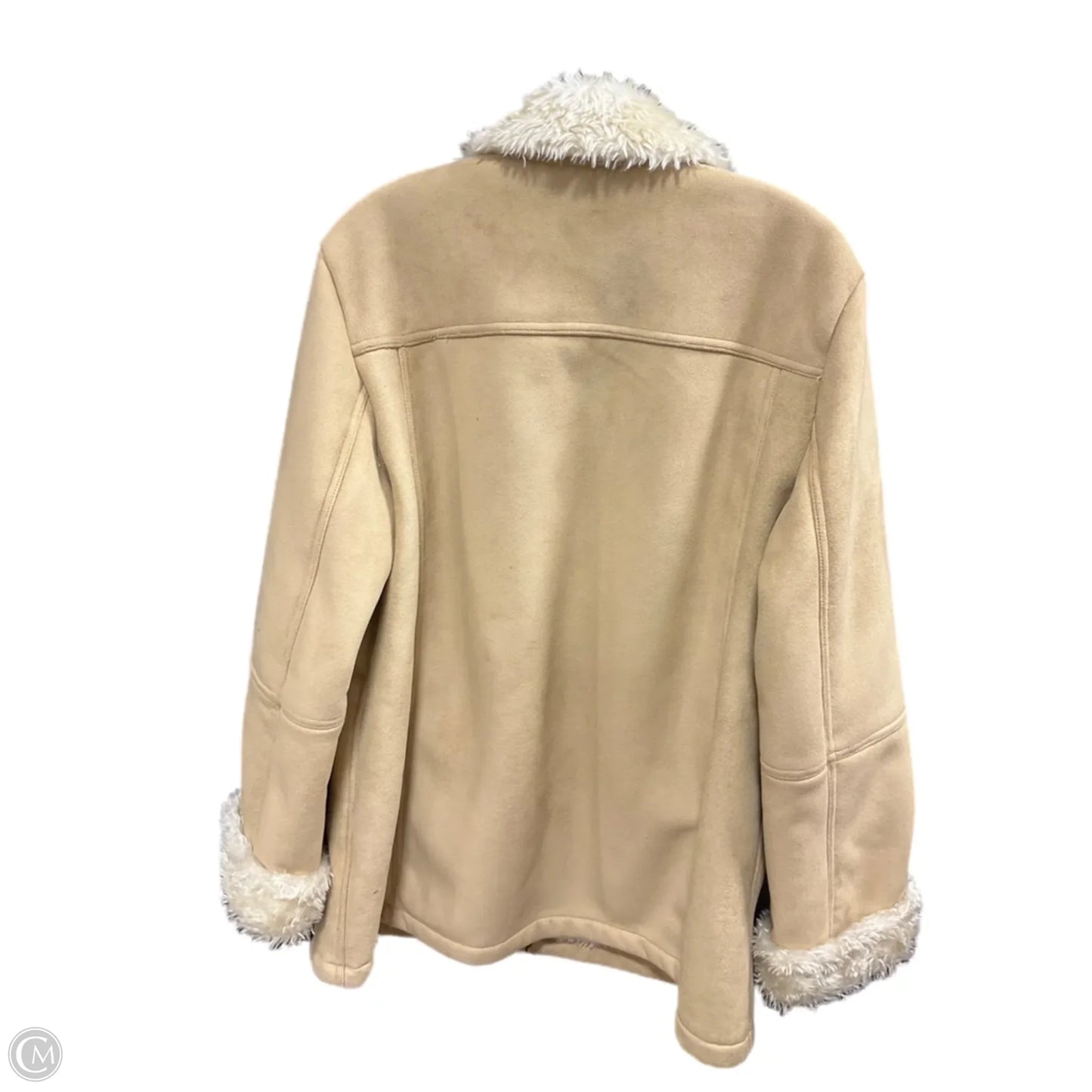 Coat Other By Liz Claiborne In Tan, Size: L