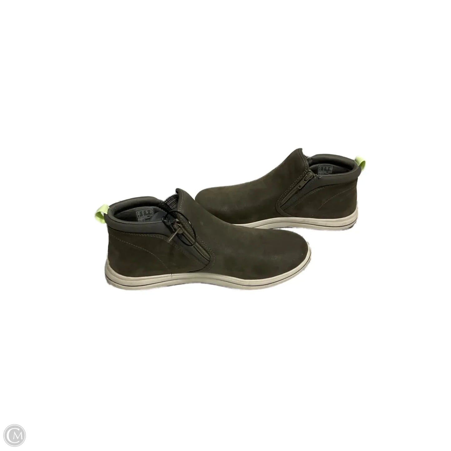 Shoes Flats By Clarks In Green, Size: 8