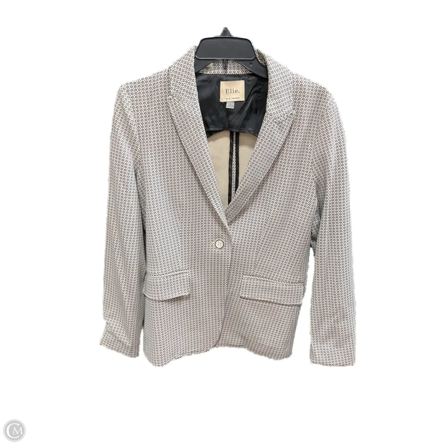 Blazer By Elie Tahari In Blue & White, Size: 8