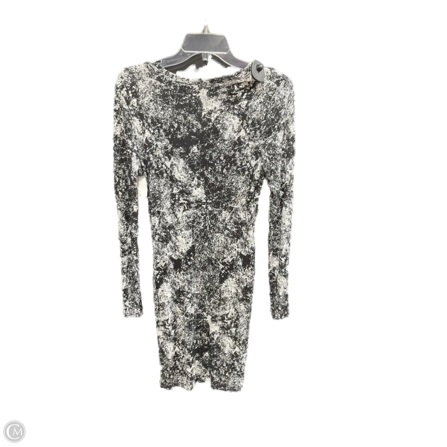 Dress Casual Midi By Bar Iii In Black & White, Size: M