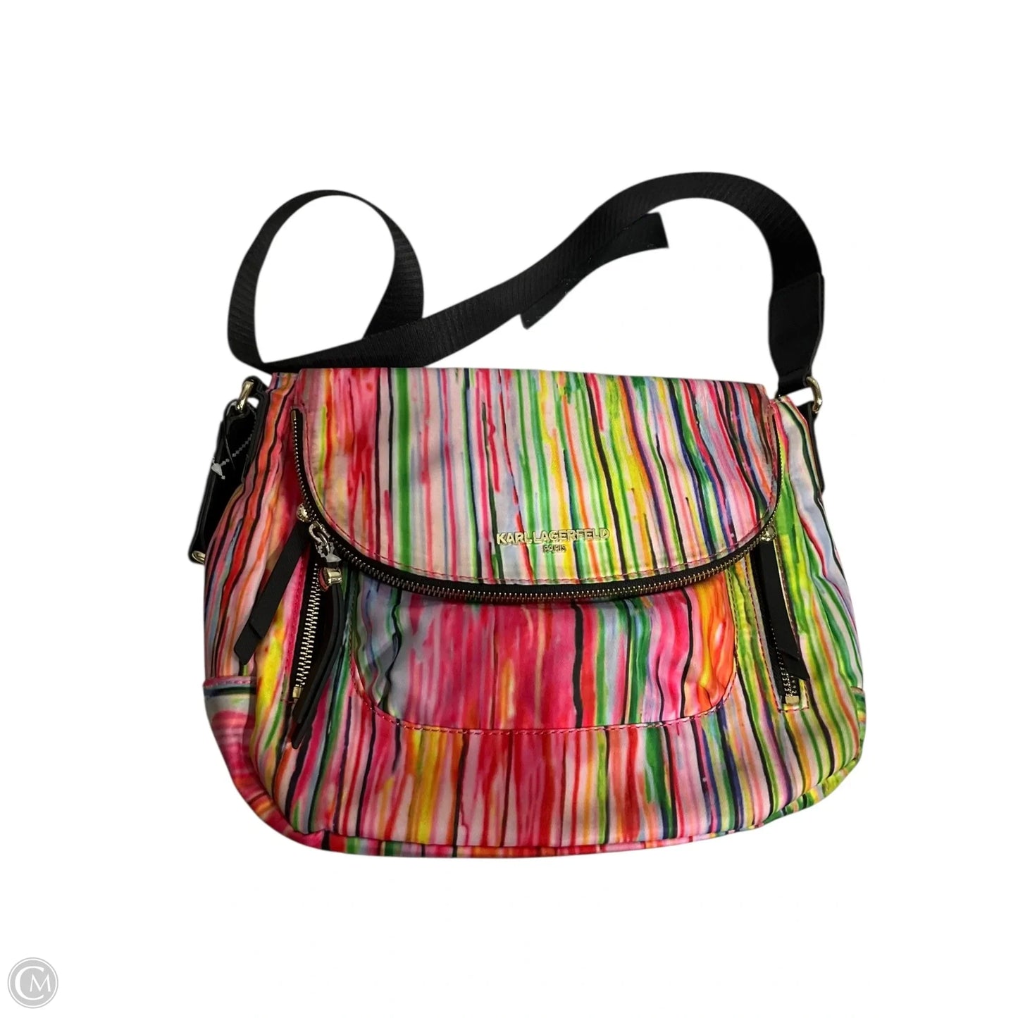 Crossbody Designer By Karl Lagerfeld, Size: Medium