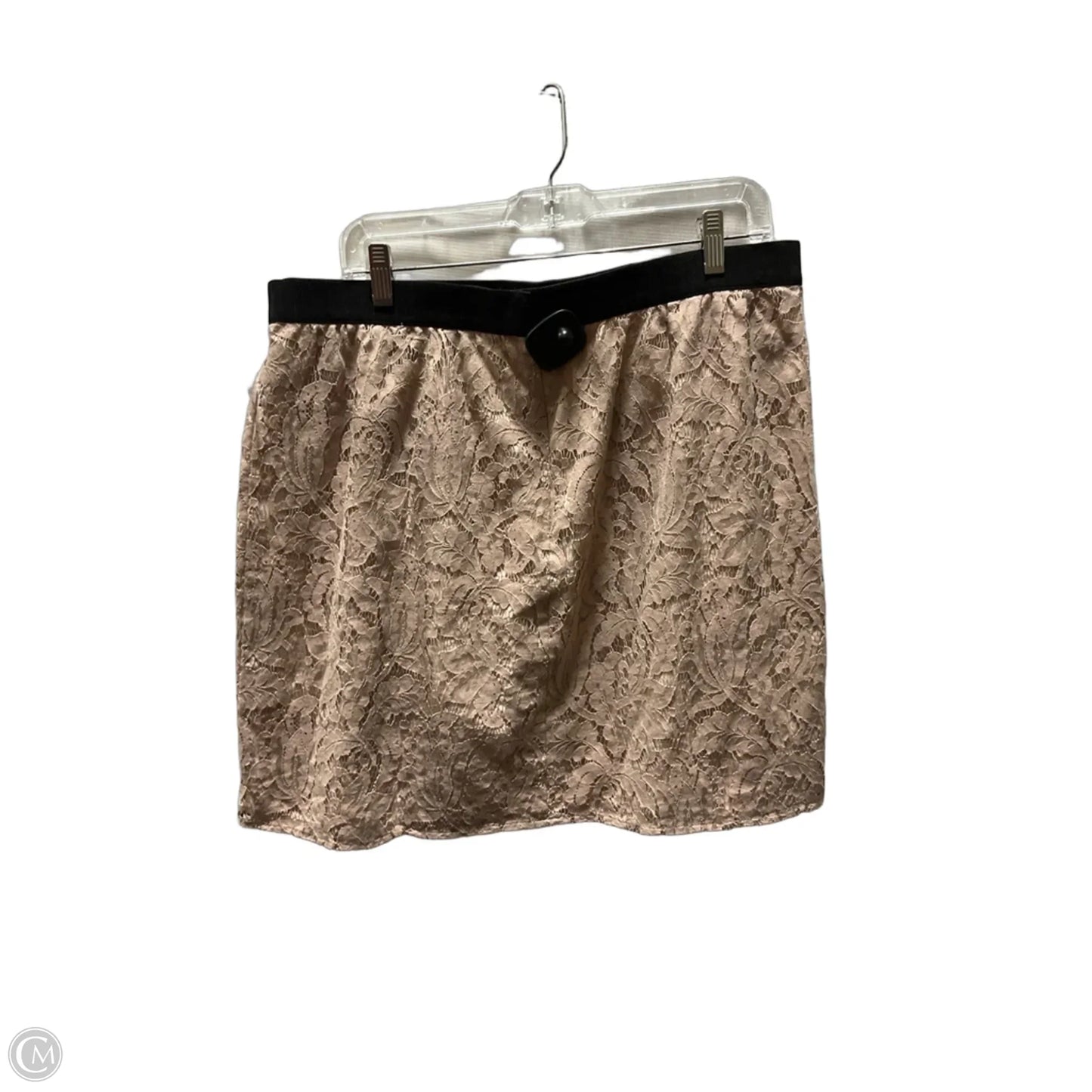 Skirt Midi By Loft In Rose Gold, Size: Xl