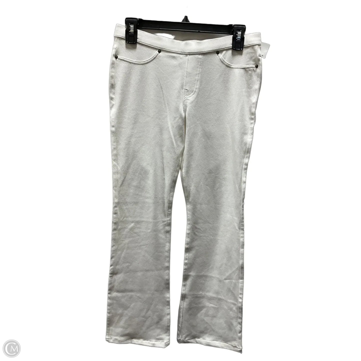 Jeans Flared By Hue In White, Size: M