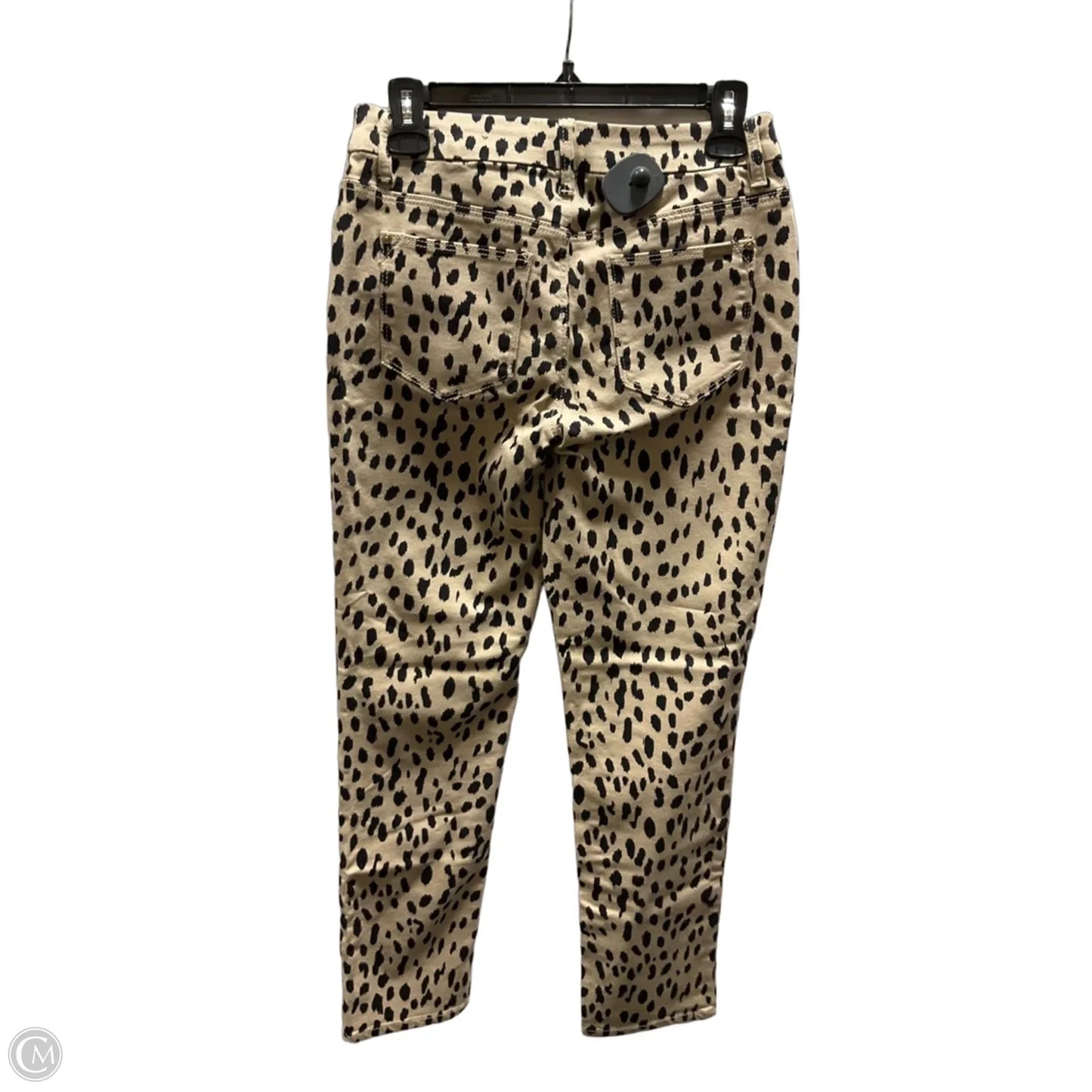 Jeans Straight By Chicos In Animal Print, Size: Xs
