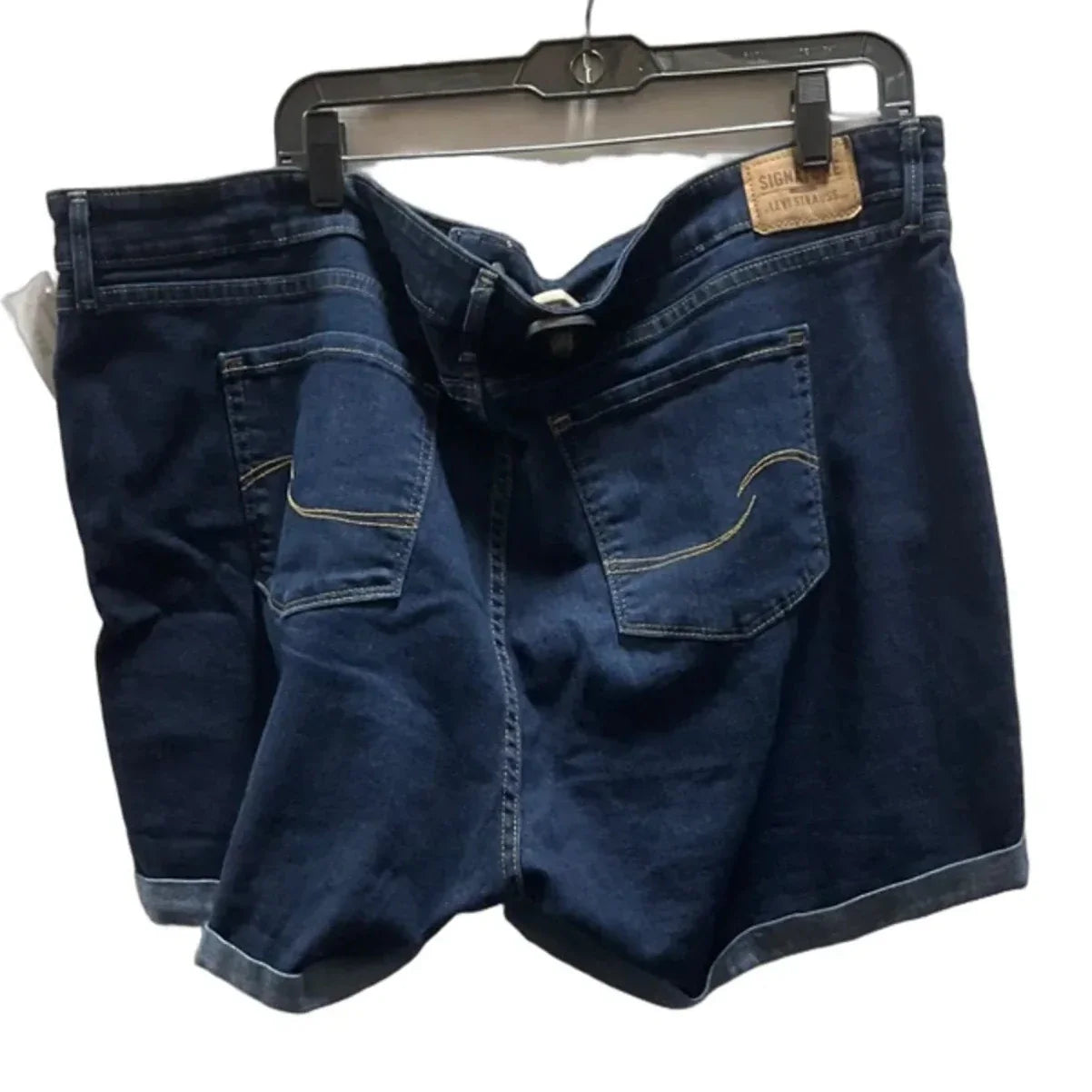 Shorts By Levis In Blue Denim, Size: 22
