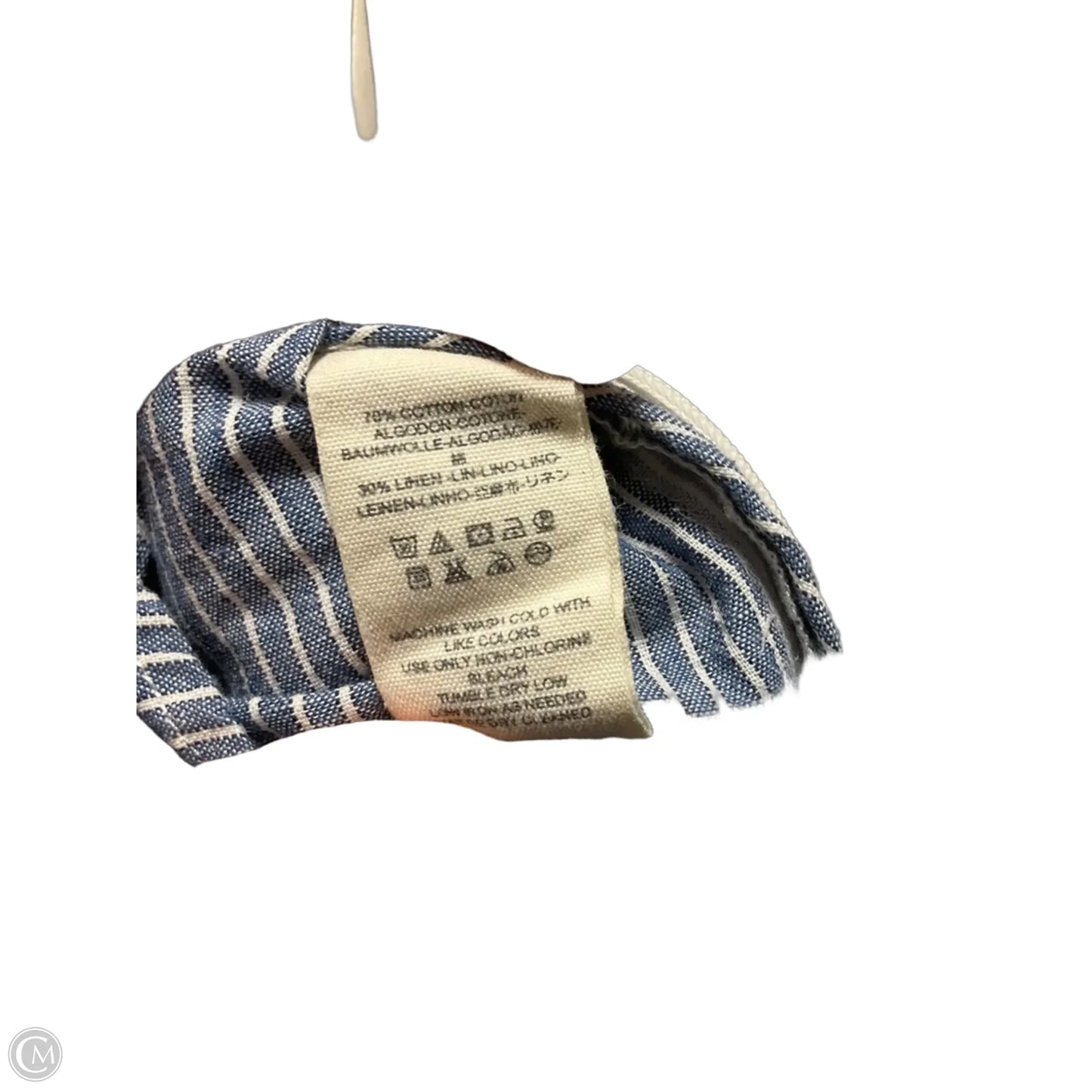 Top Long Sleeve By Free People In Striped Pattern, Size: S