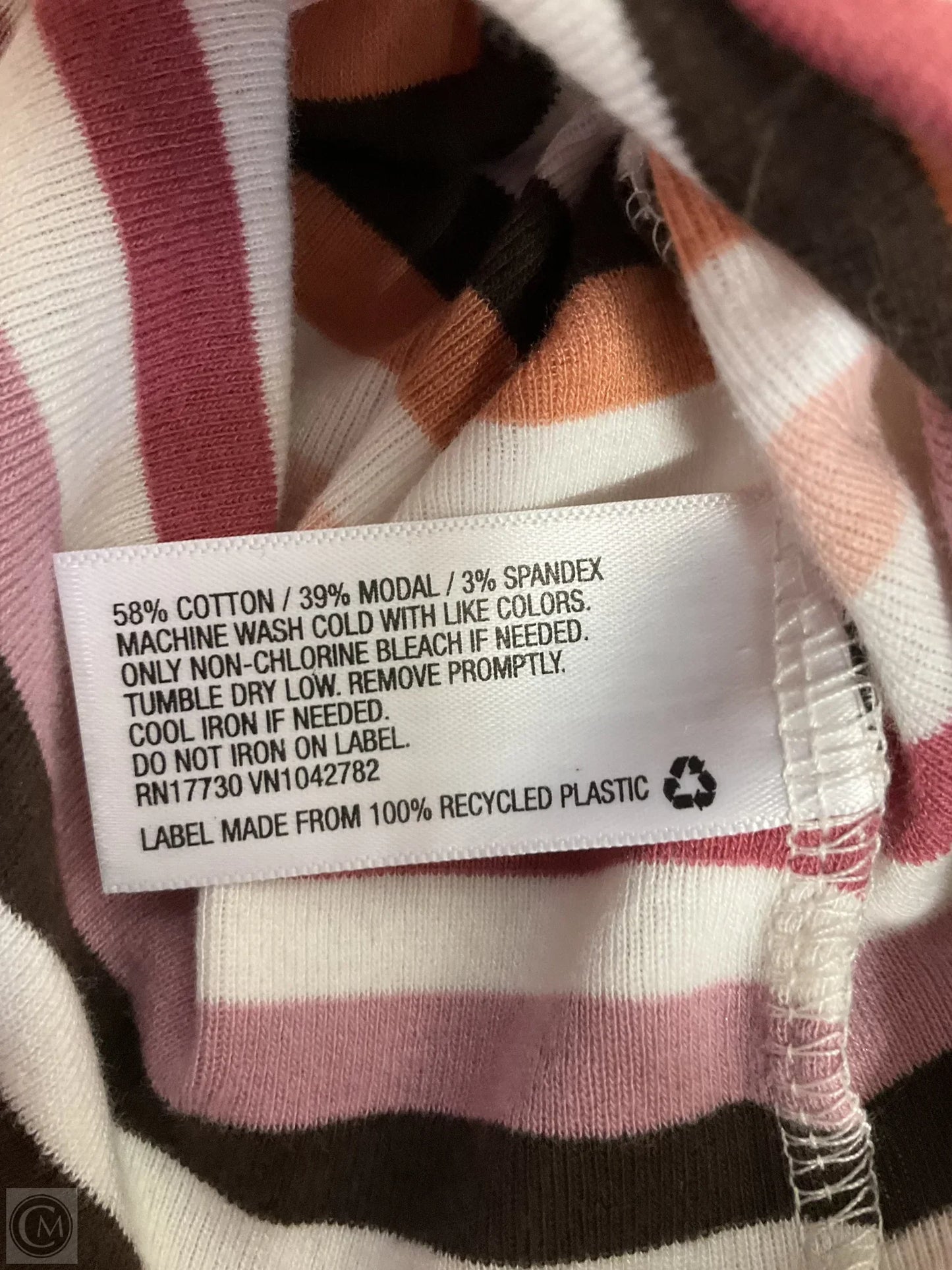 Tank Top By A New Day In Striped Pattern, Size: S