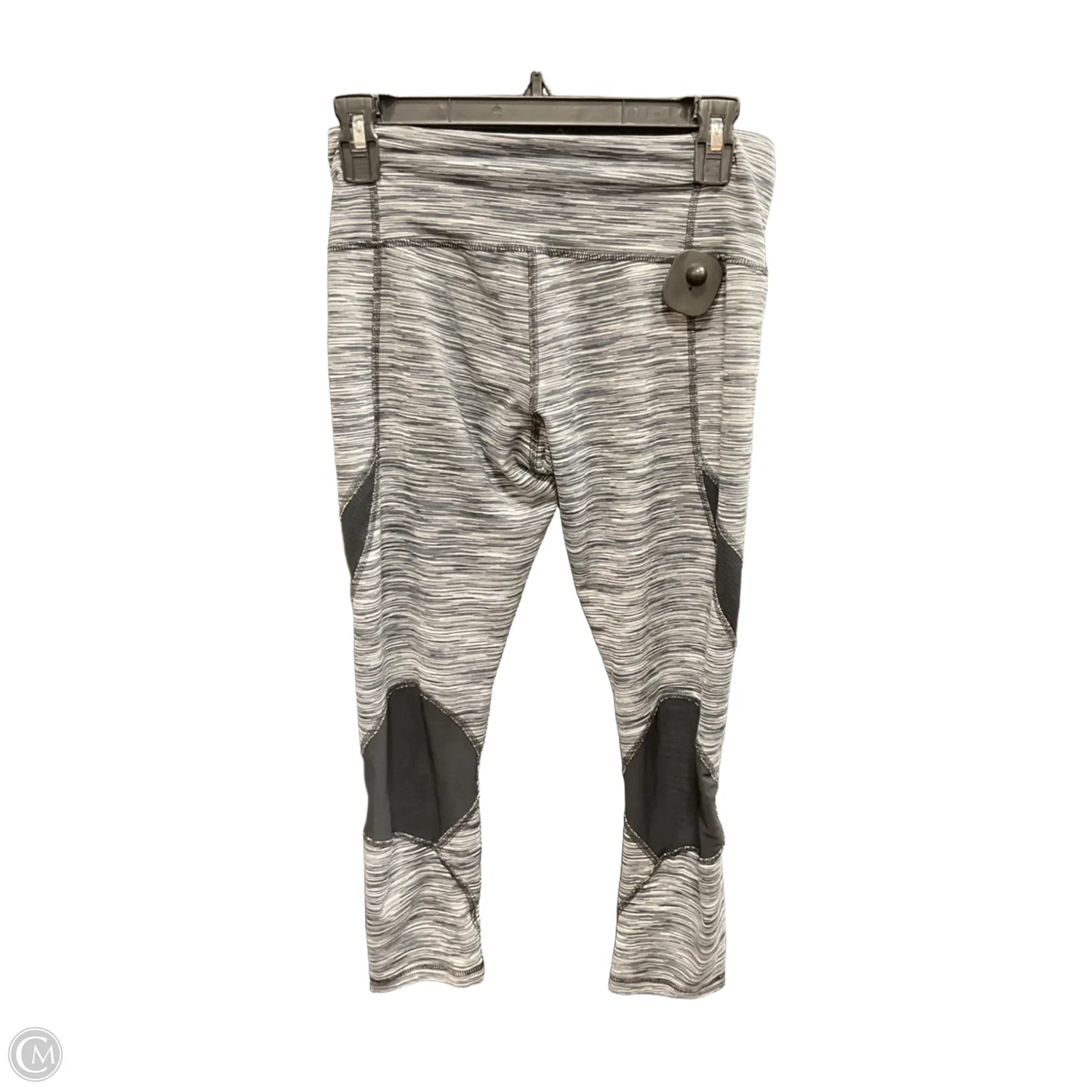 Athletic Leggings By Clothes Mentor In Black & Grey, Size: M