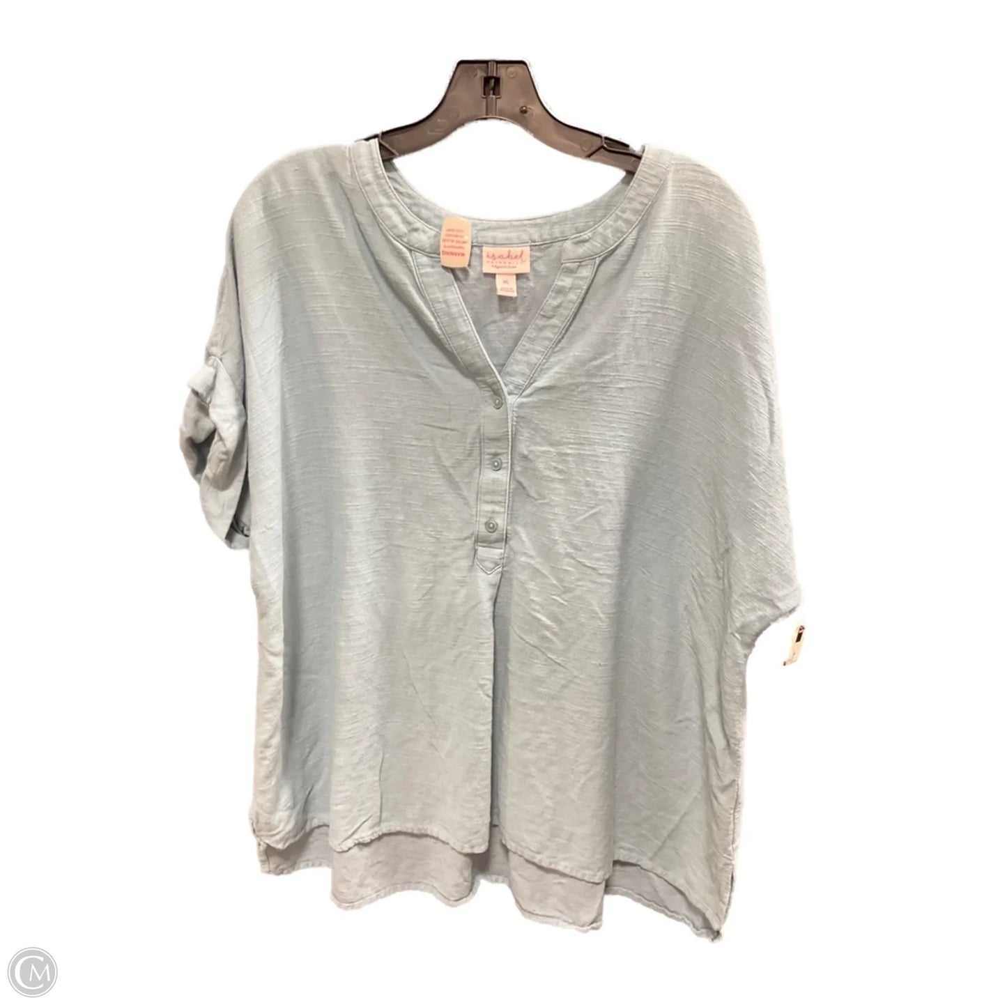 Maternity Top Short Sleeve By Isabel Maternity, Size: Xl