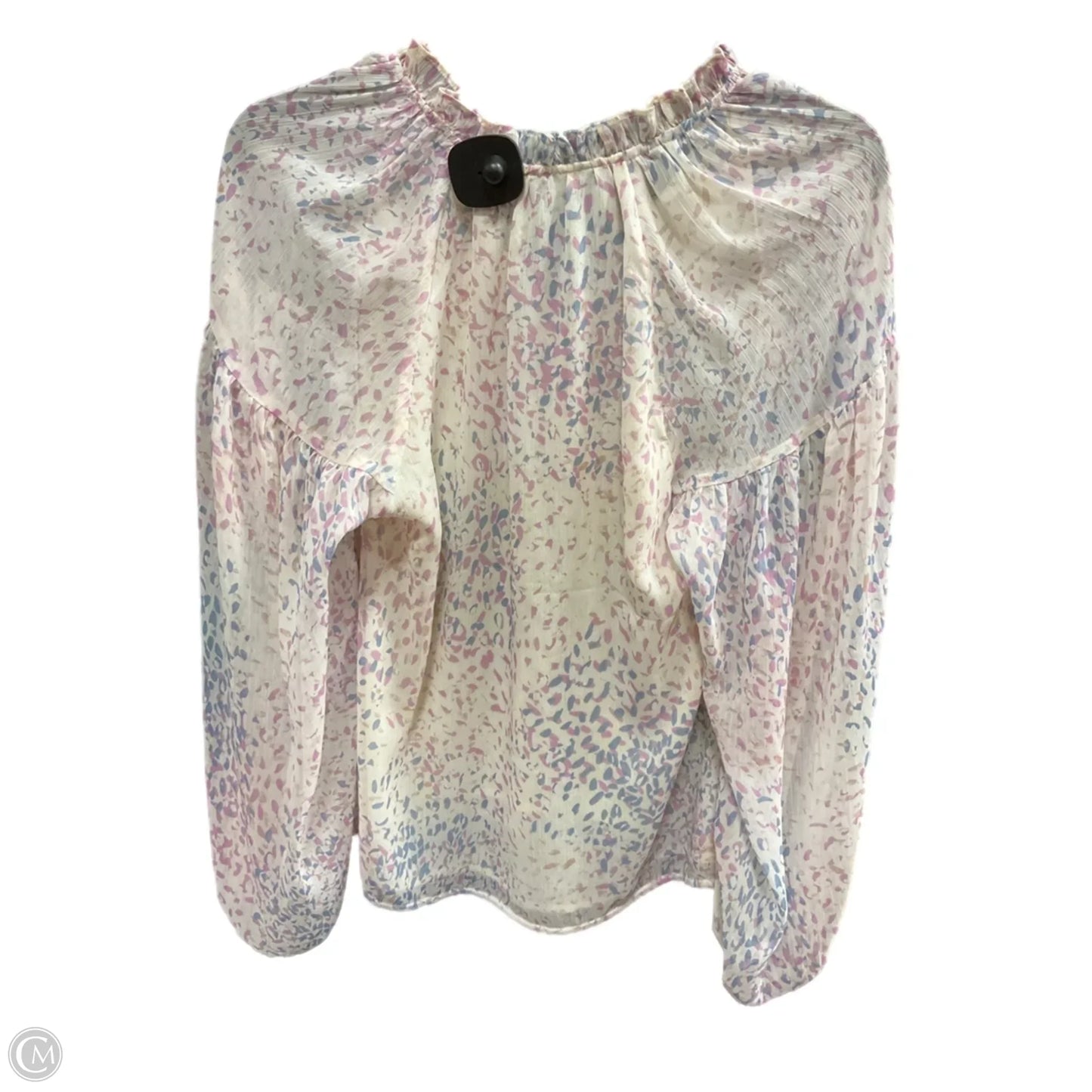 Top Long Sleeve By Express In Multi-colored, Size: S