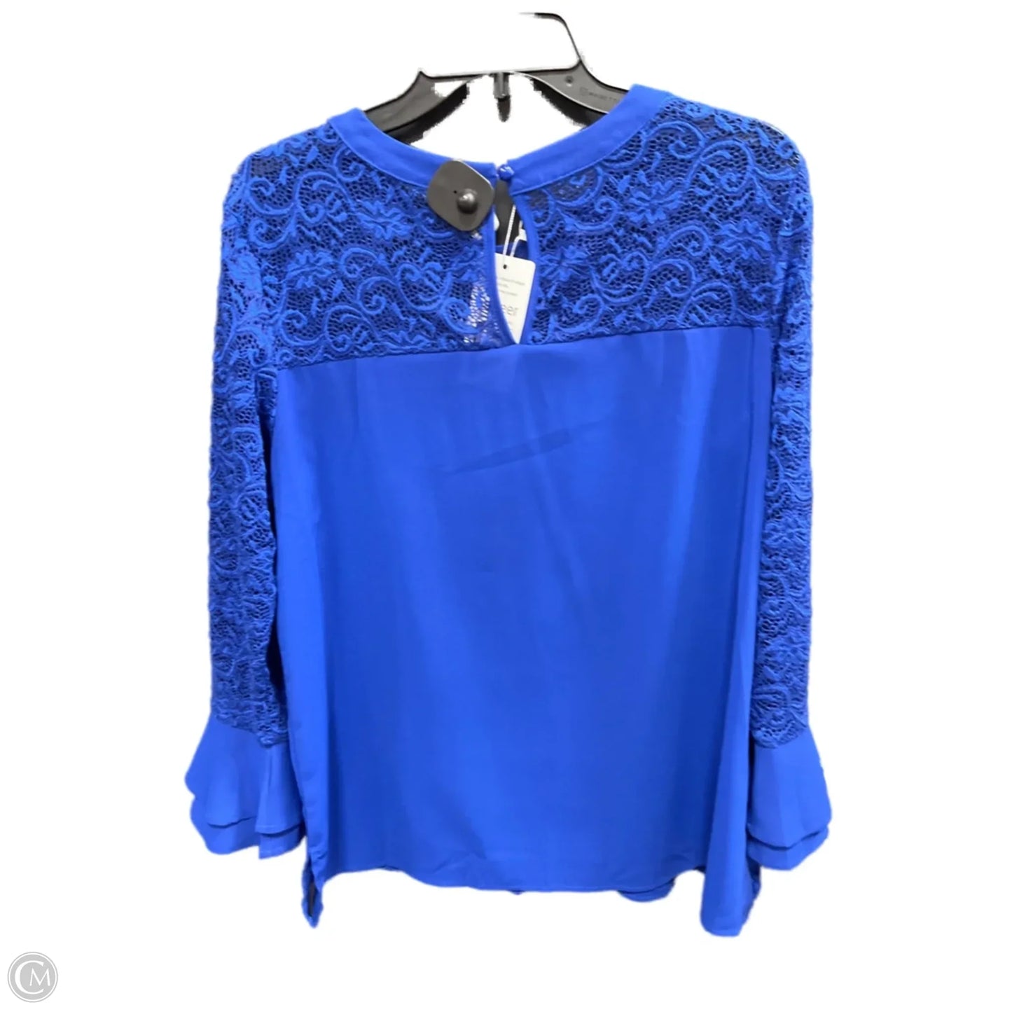 Top Long Sleeve By Clothes Mentor In Blue, Size: M