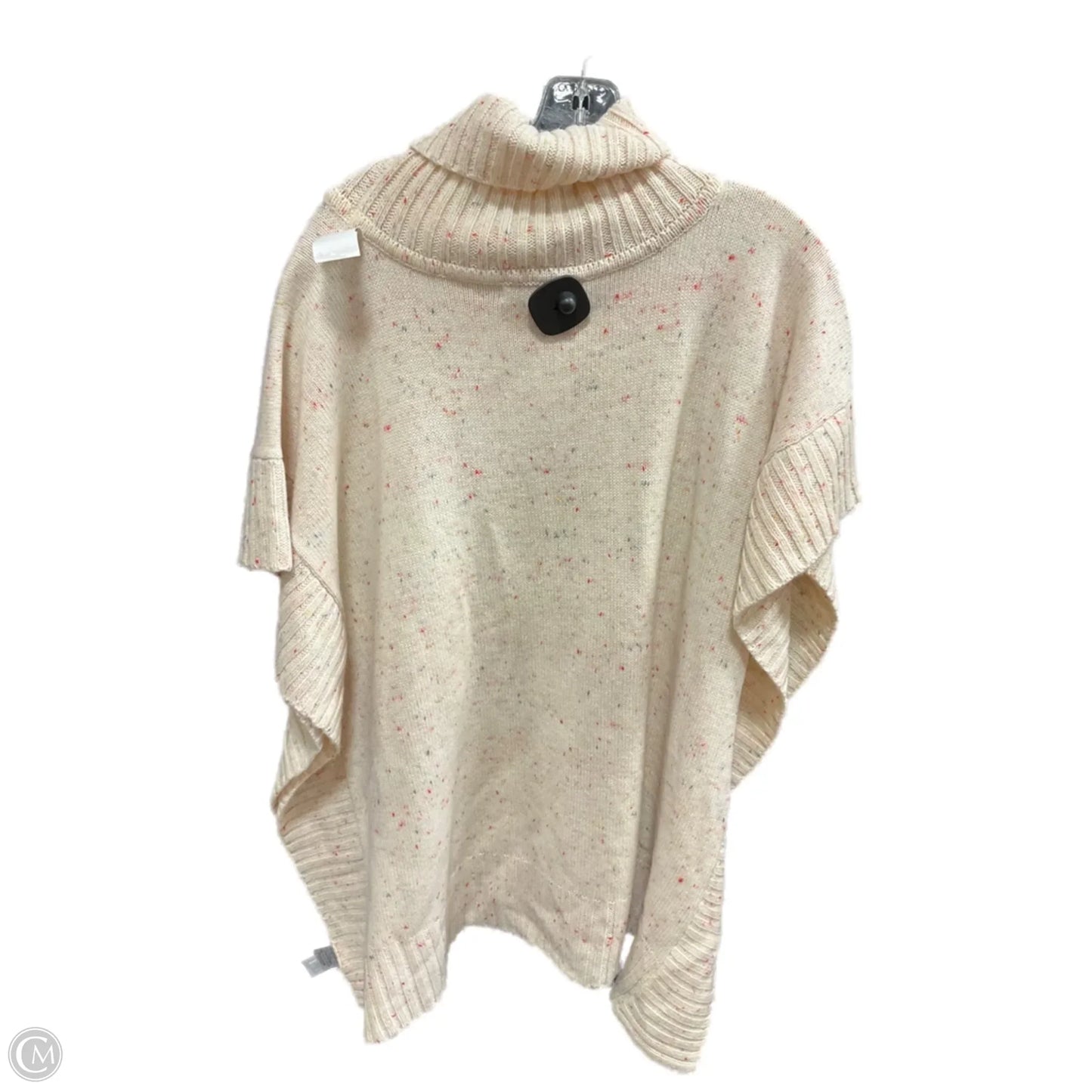 Poncho By Loft In Peach, Size: Xs