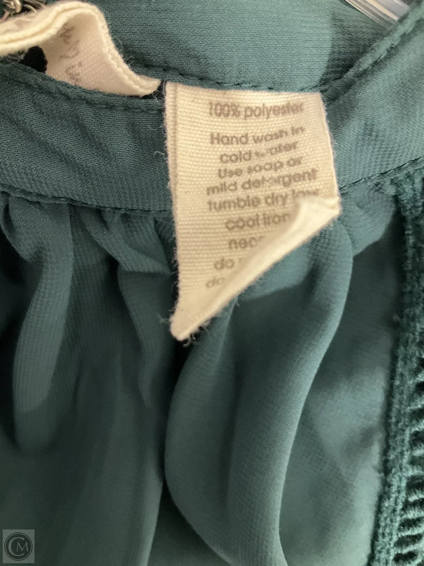 Top Sleeveless By Japna In Green, Size: S