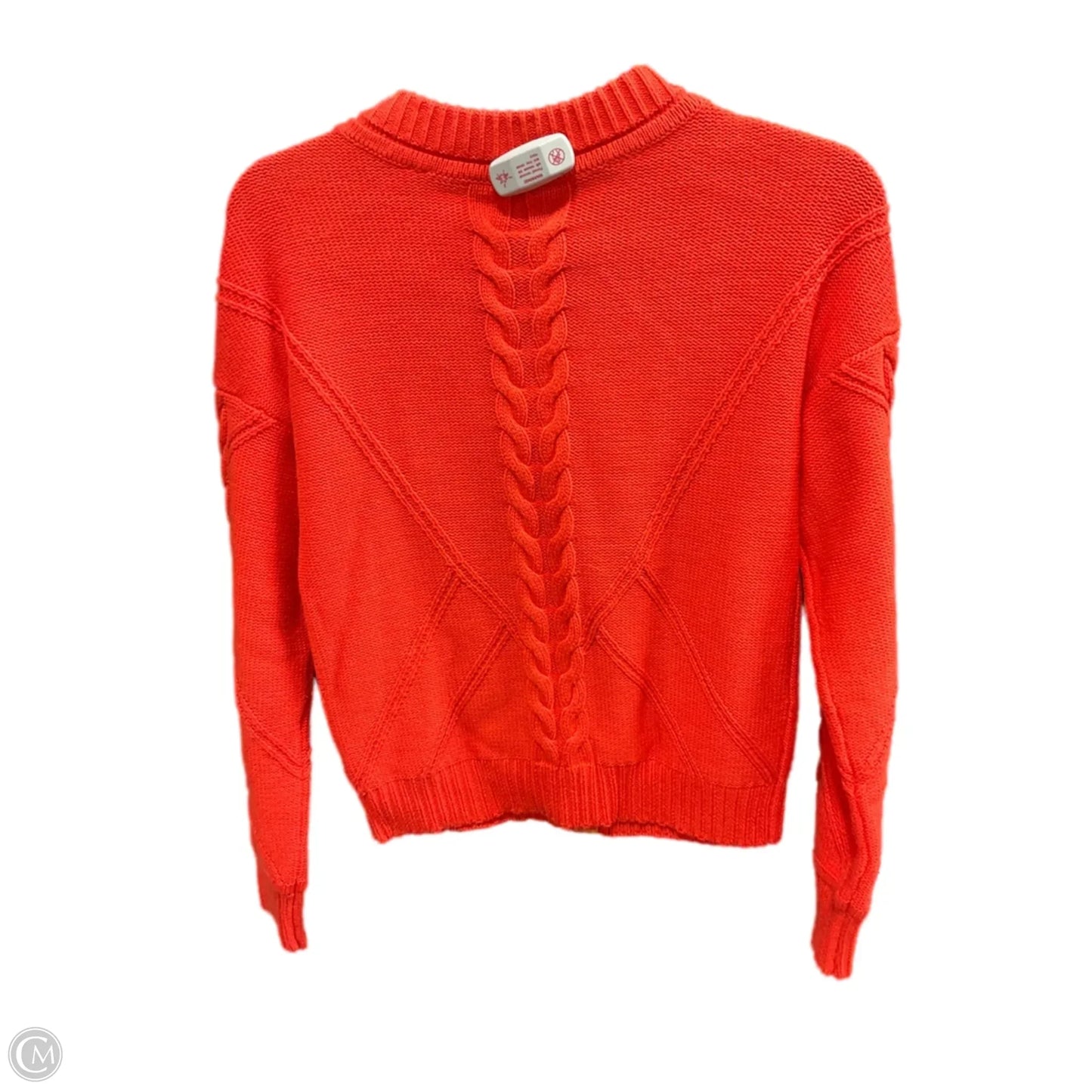 Sweater Cardigan By Cabi In Orange, Size: Xs