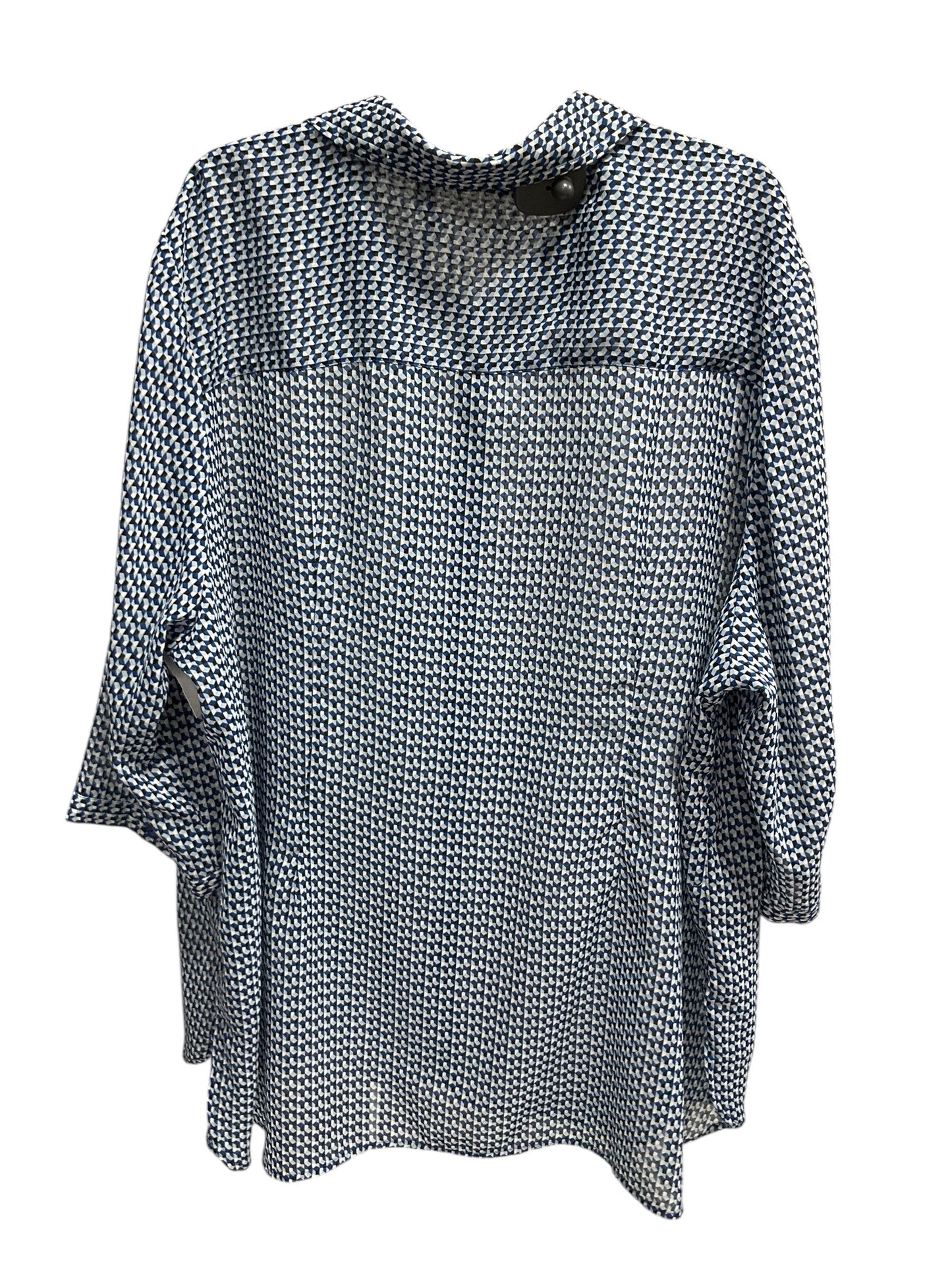 Top Long Sleeve By Attention Size: 4x