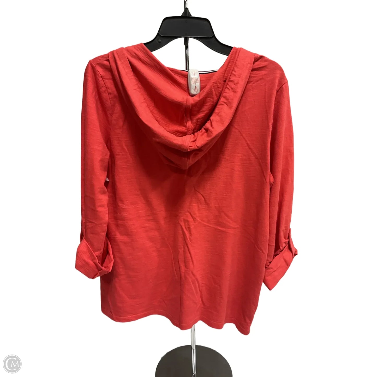 Top Long Sleeve By Tommy Hilfiger In Red, Size: M