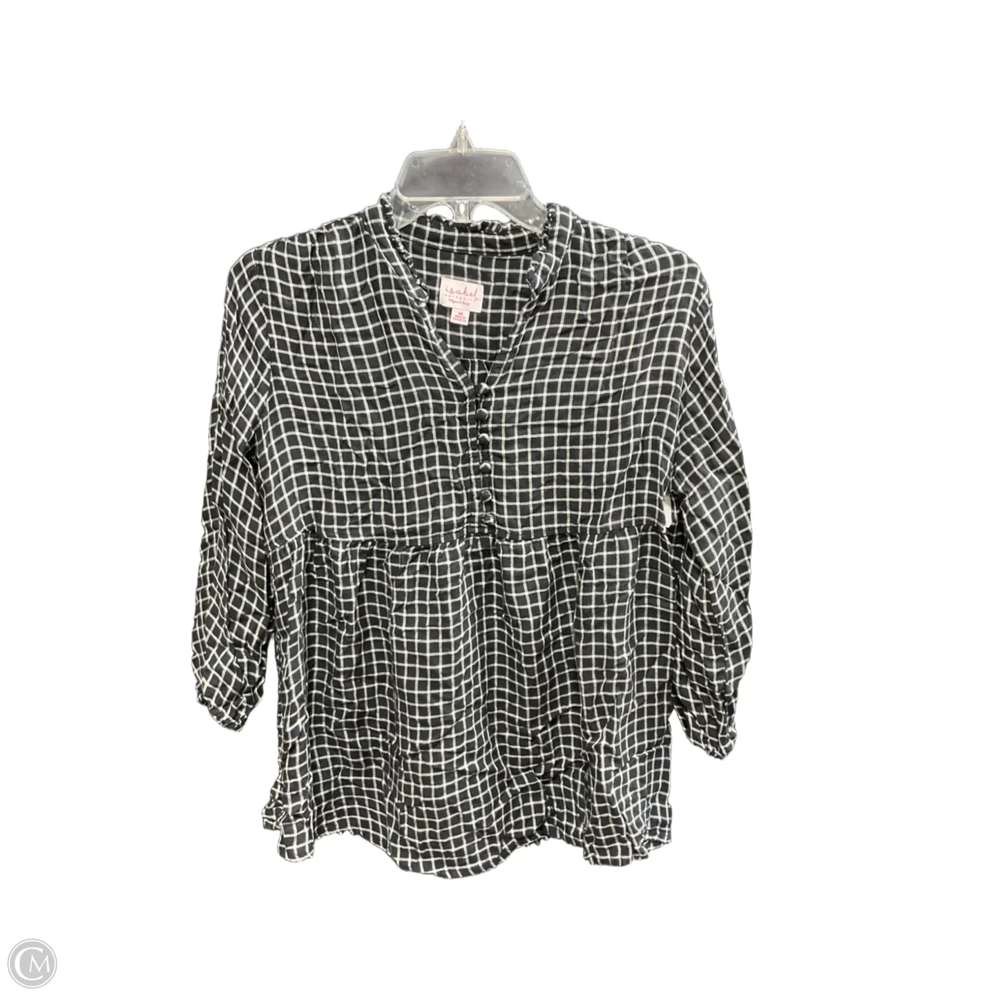 Maternity Top Long Sleeve By Isabel Maternity, Size: M