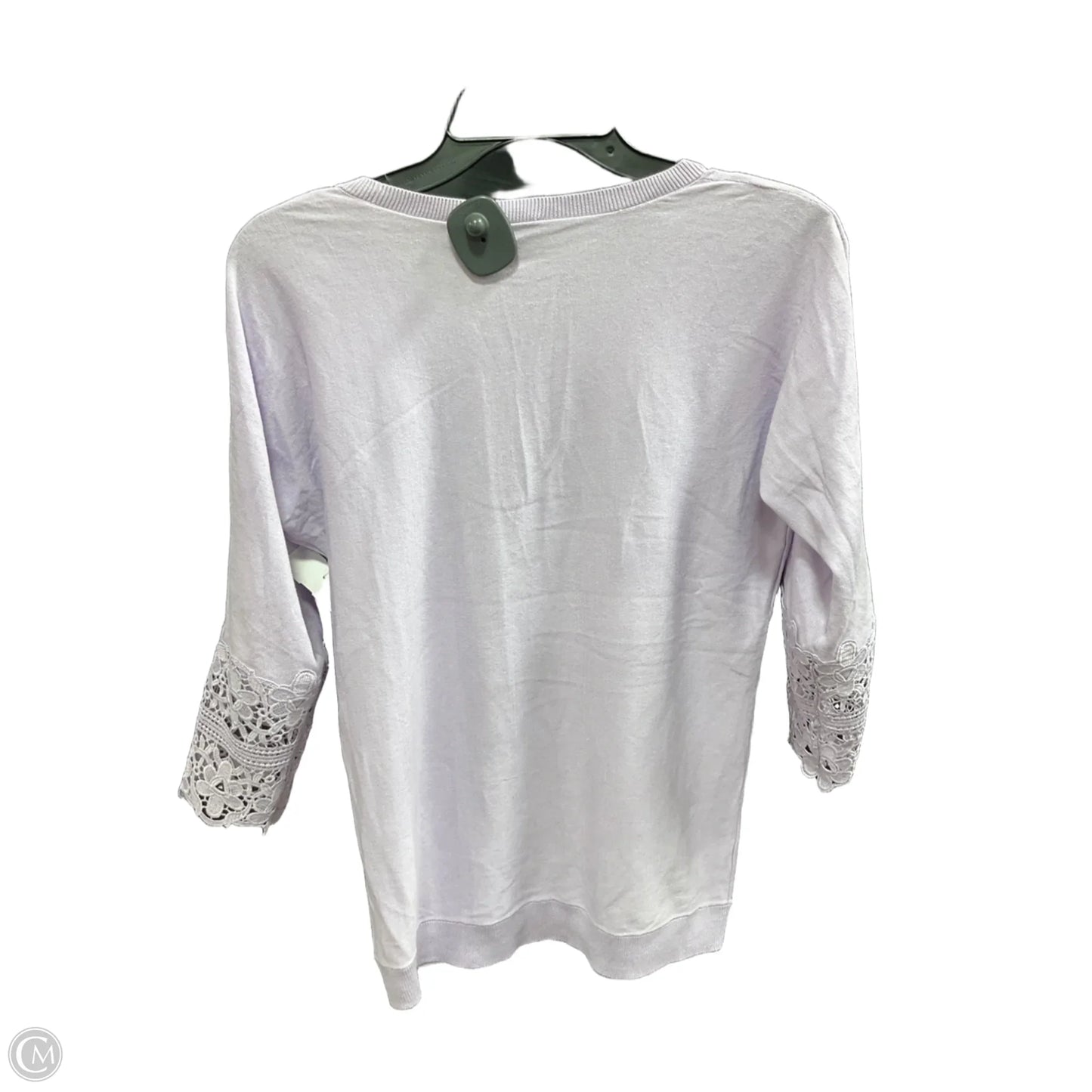 Top Long Sleeve By Talbots In Purple, Size: S