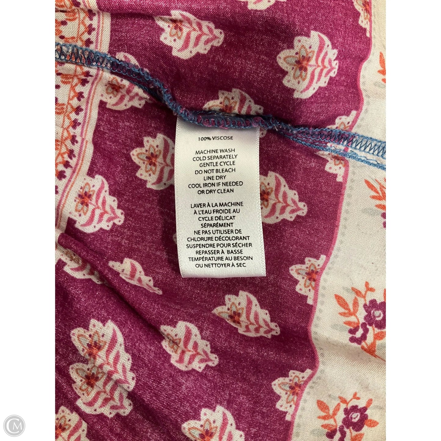 Top Long Sleeve By Beachlunchlounge In Blue & Purple, Size: Xl