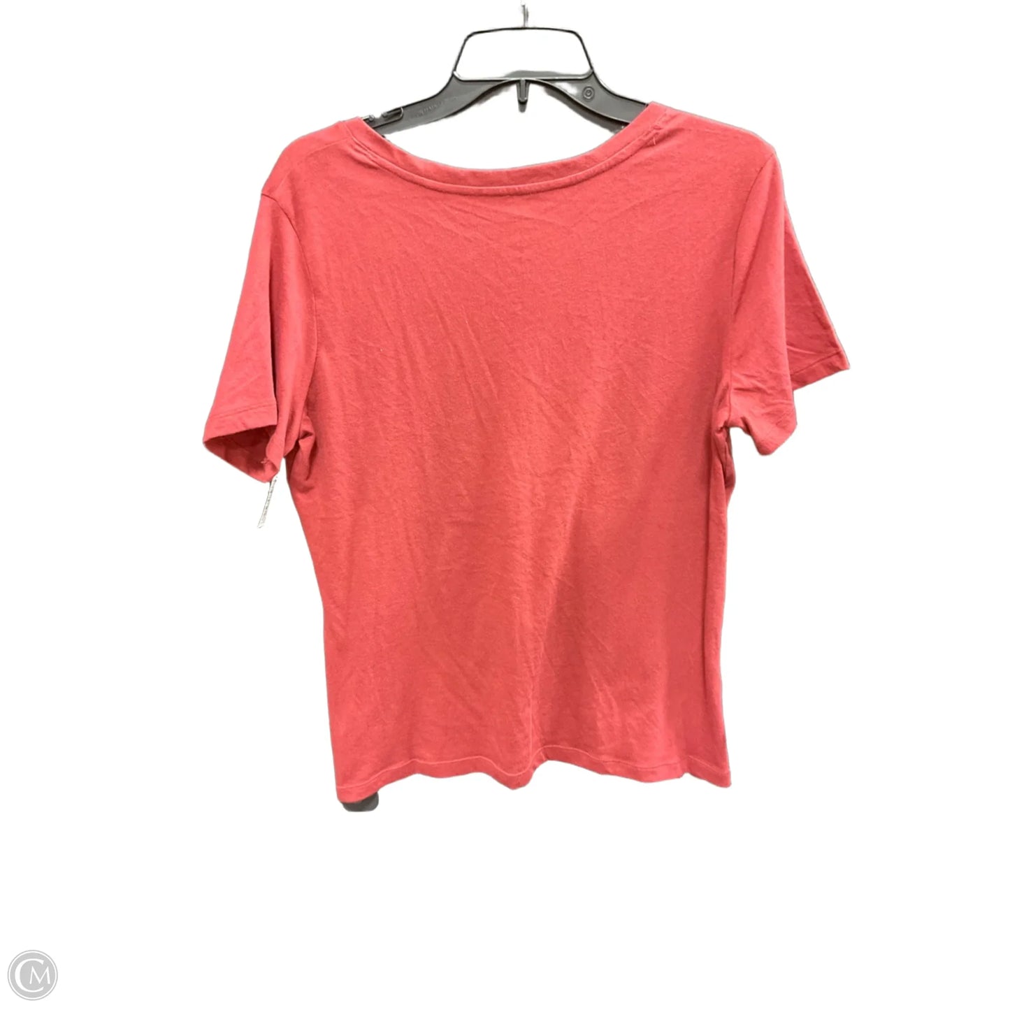 Top Short Sleeve By Ana In Red, Size: L