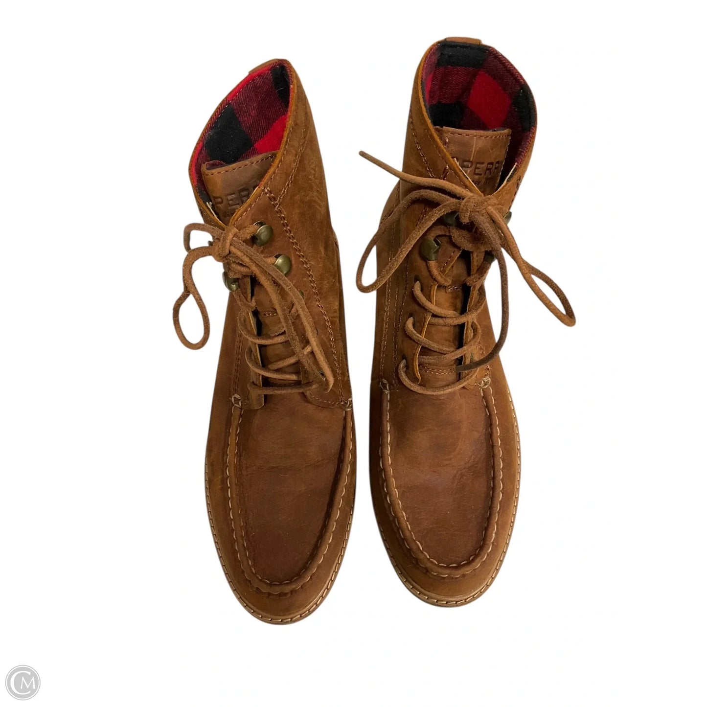 Boots Ankle Flats By Sperry In Brown, Size: 8