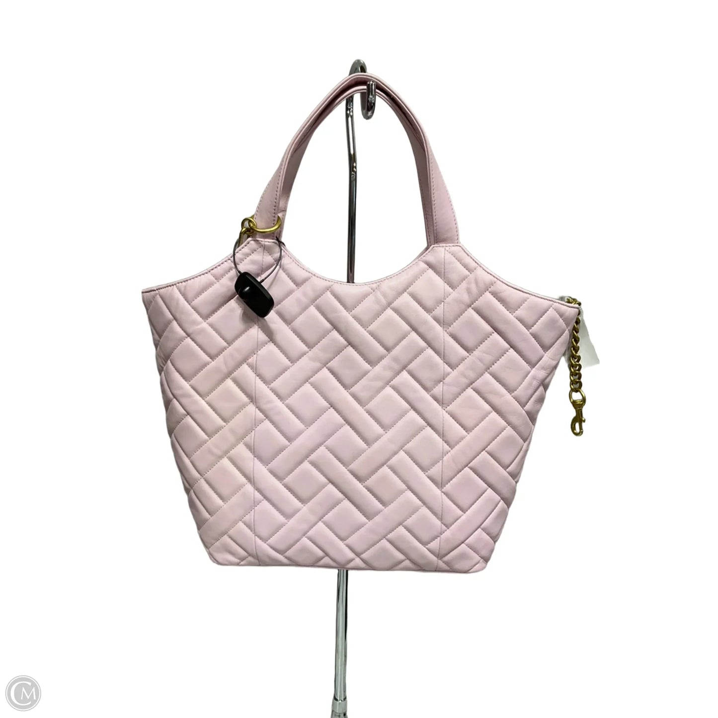 Handbag Leather By Vince Camuto, Size: Large