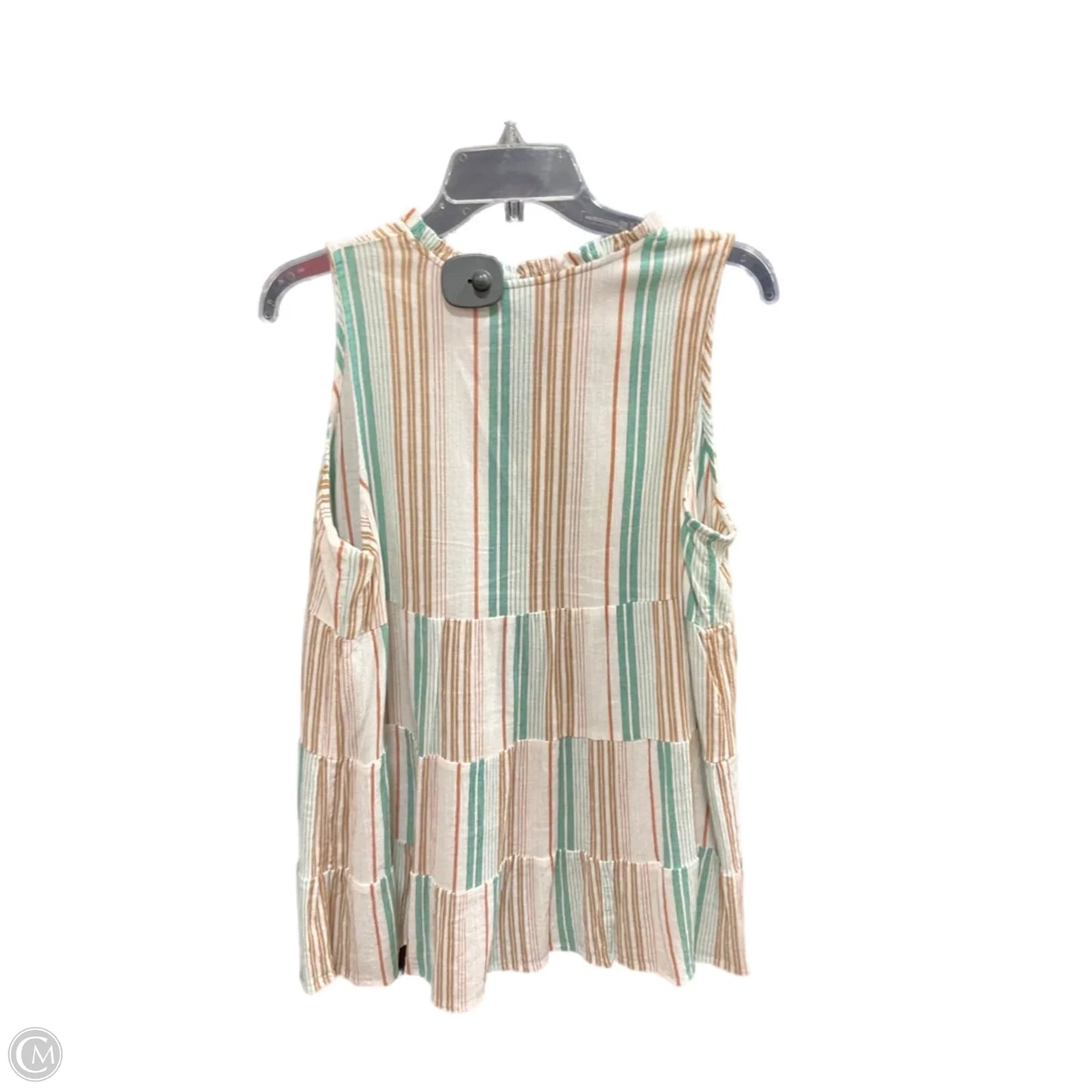 Top Sleeveless By J. Jill In Striped Pattern, Size: S