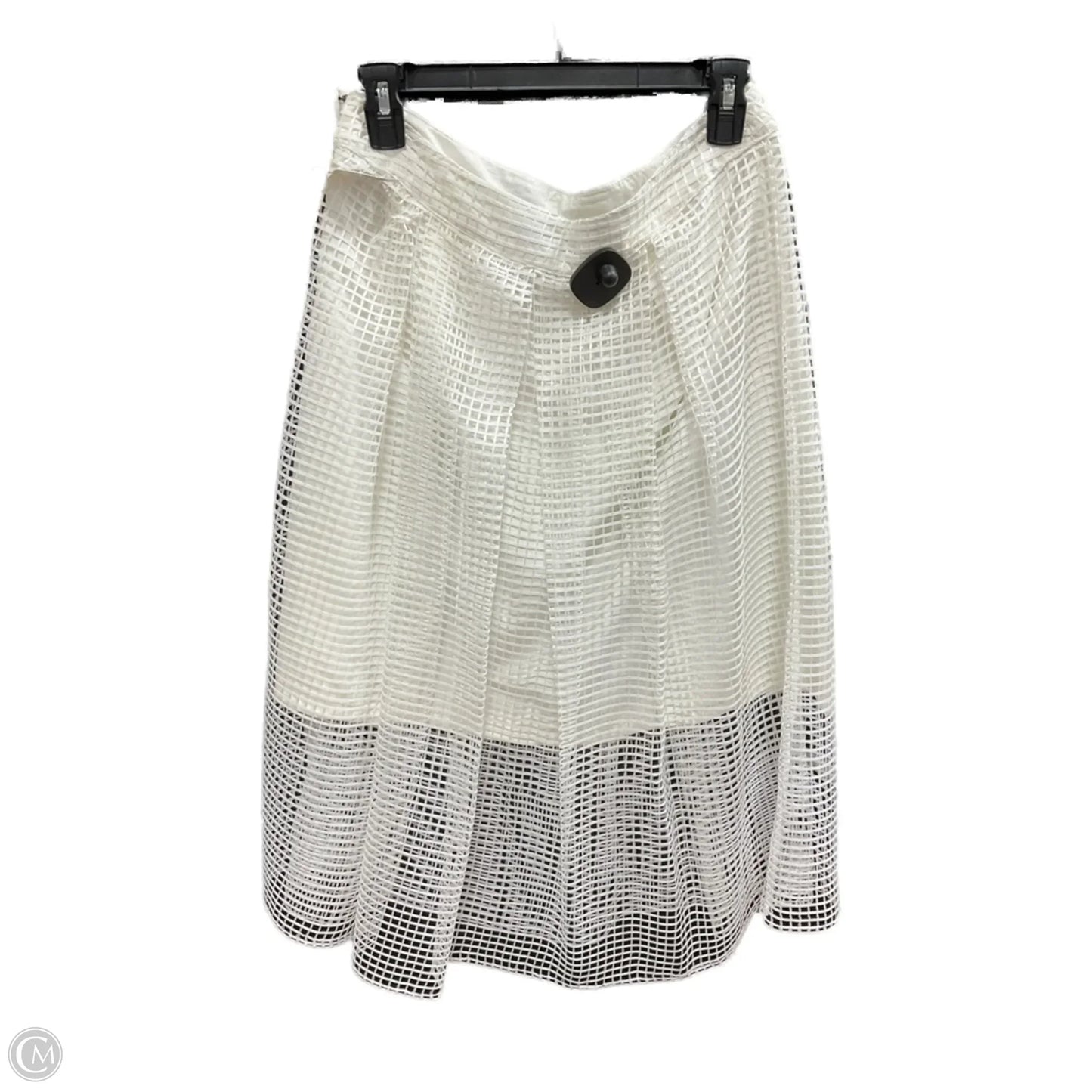 Skirt Midi By Who What Wear In Cream, Size: 10