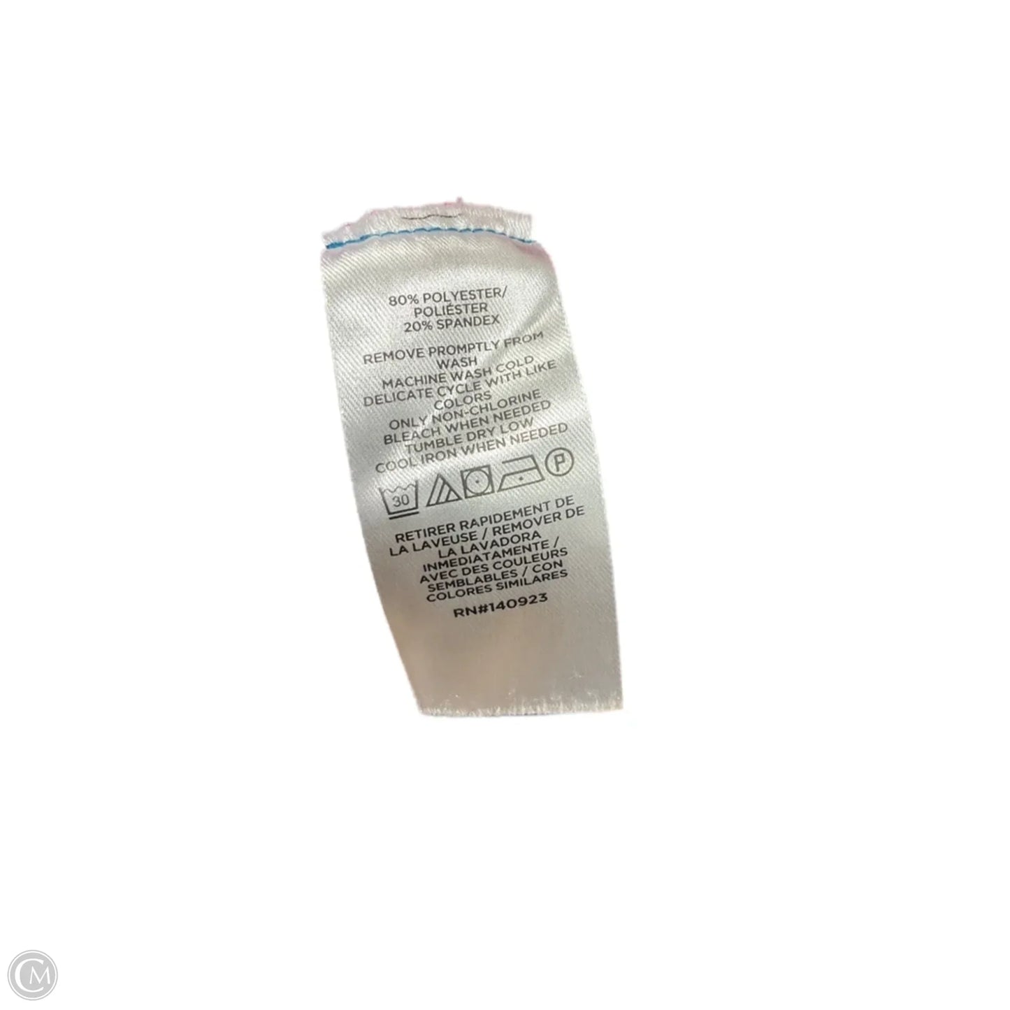 Athletic Leggings By Lou And Grey In Blue & Pink, Size: L