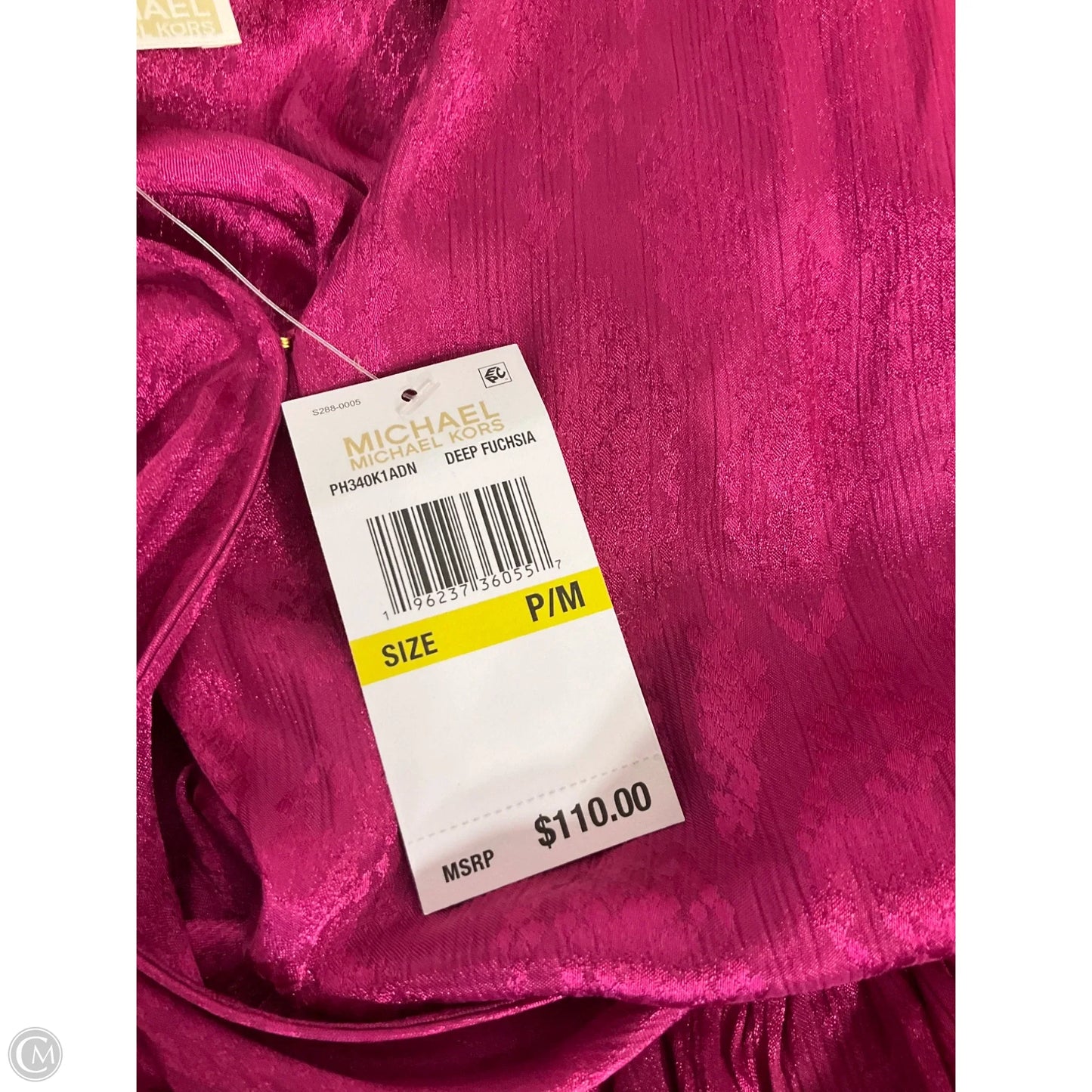 Top Long Sleeve By Michael By Michael Kors In Pink, Size: M