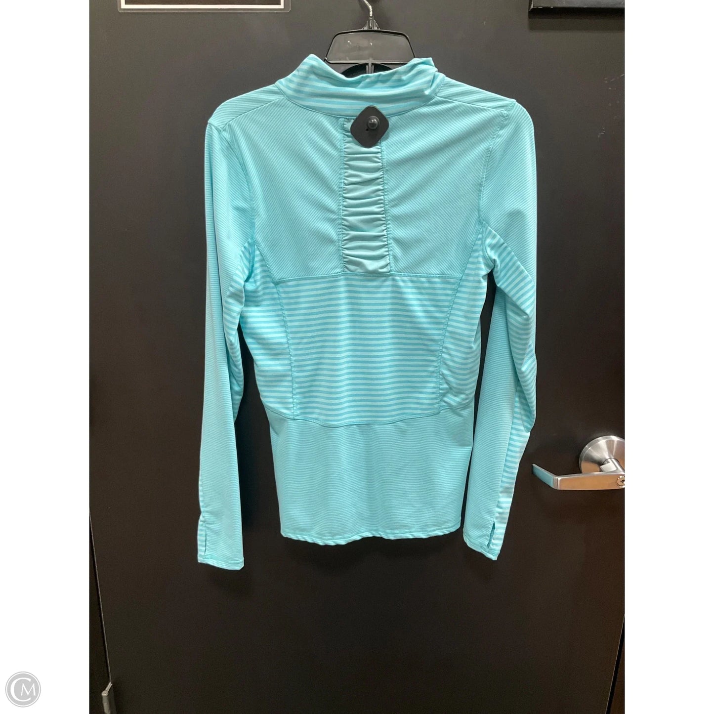 Athletic Jacket By Kyodan In Aqua, Size: S