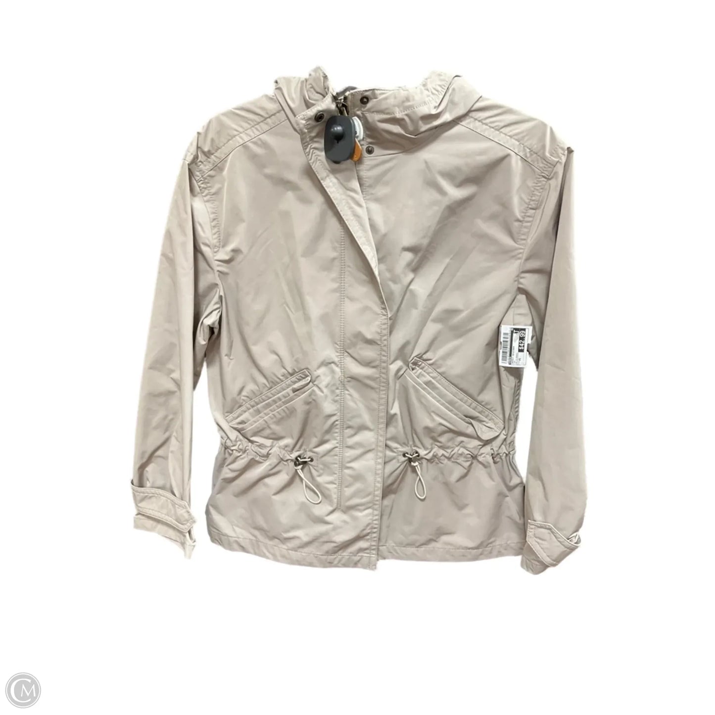 Jacket Designer By Coach In Tan, Size: Xs