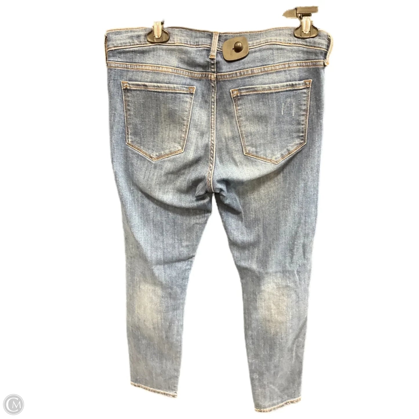 Jeans Skinny By Banana Republic In Blue, Size: 8