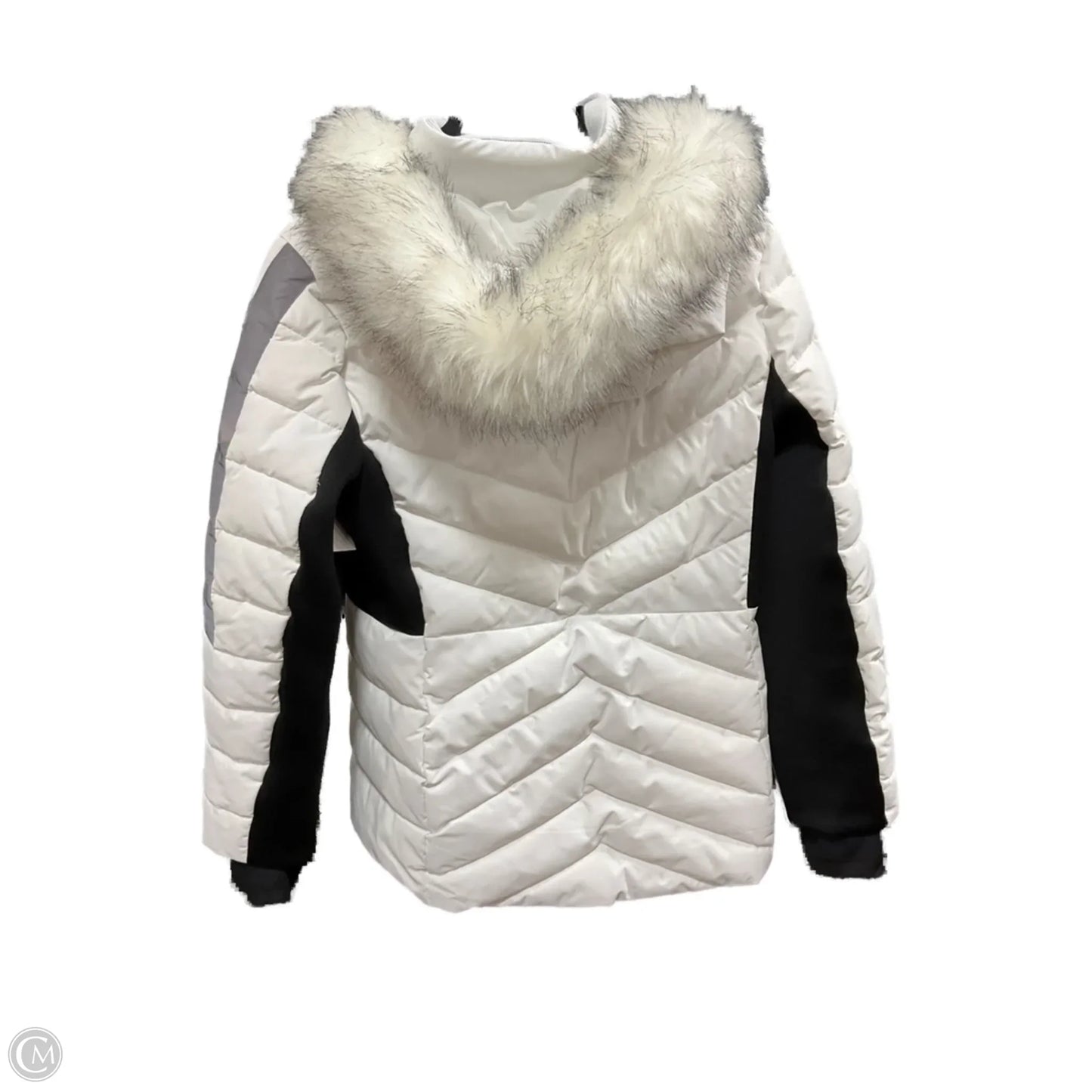Coat Designer By Michael Kors In Black & White, Size: M
