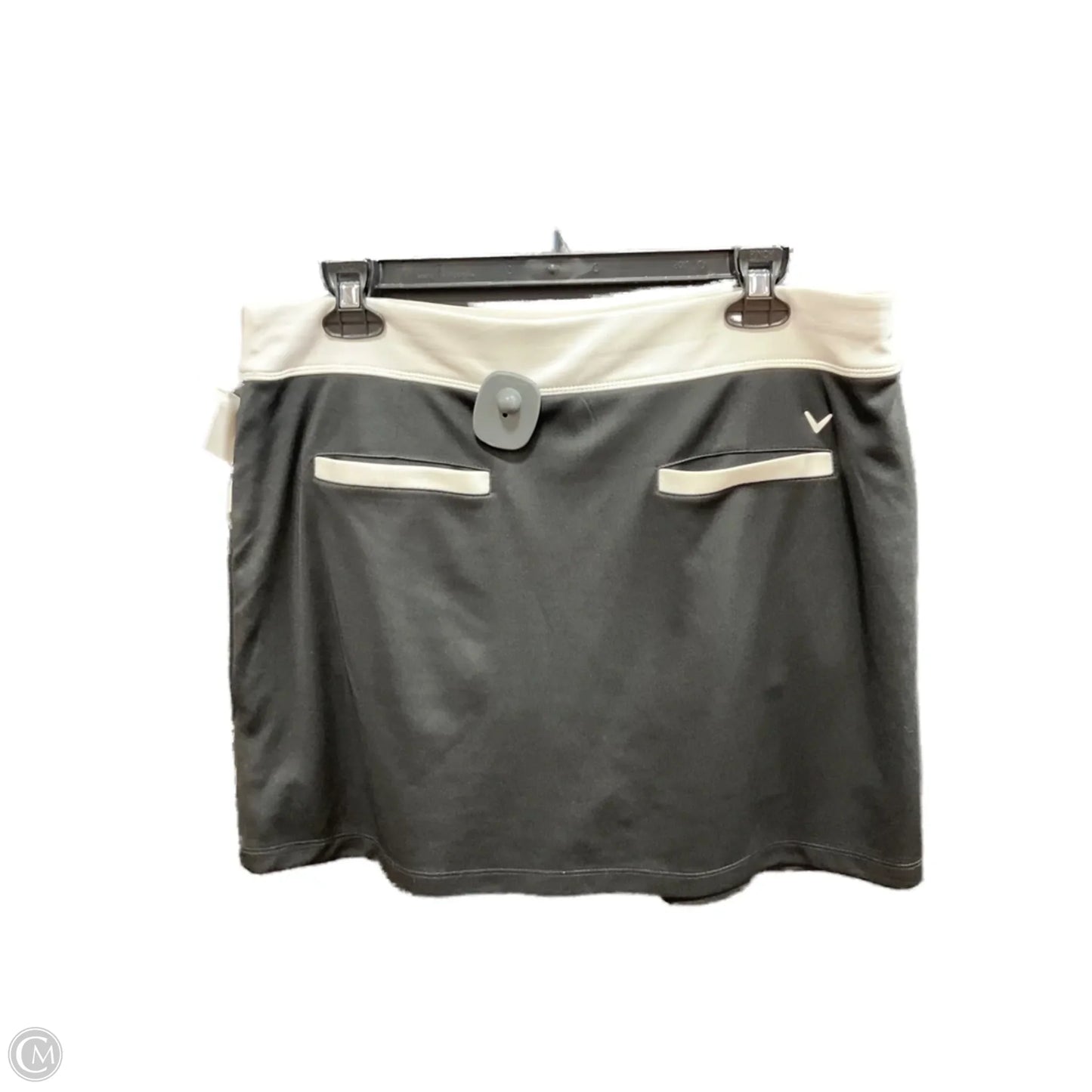 Athletic Skort By Callaway In Black & White, Size: L
