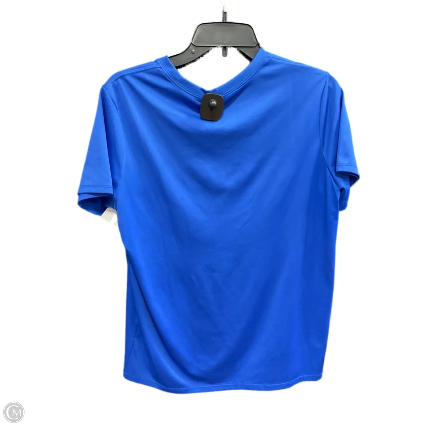 Athletic Top Short Sleeve By Nike Apparel In Blue, Size: L