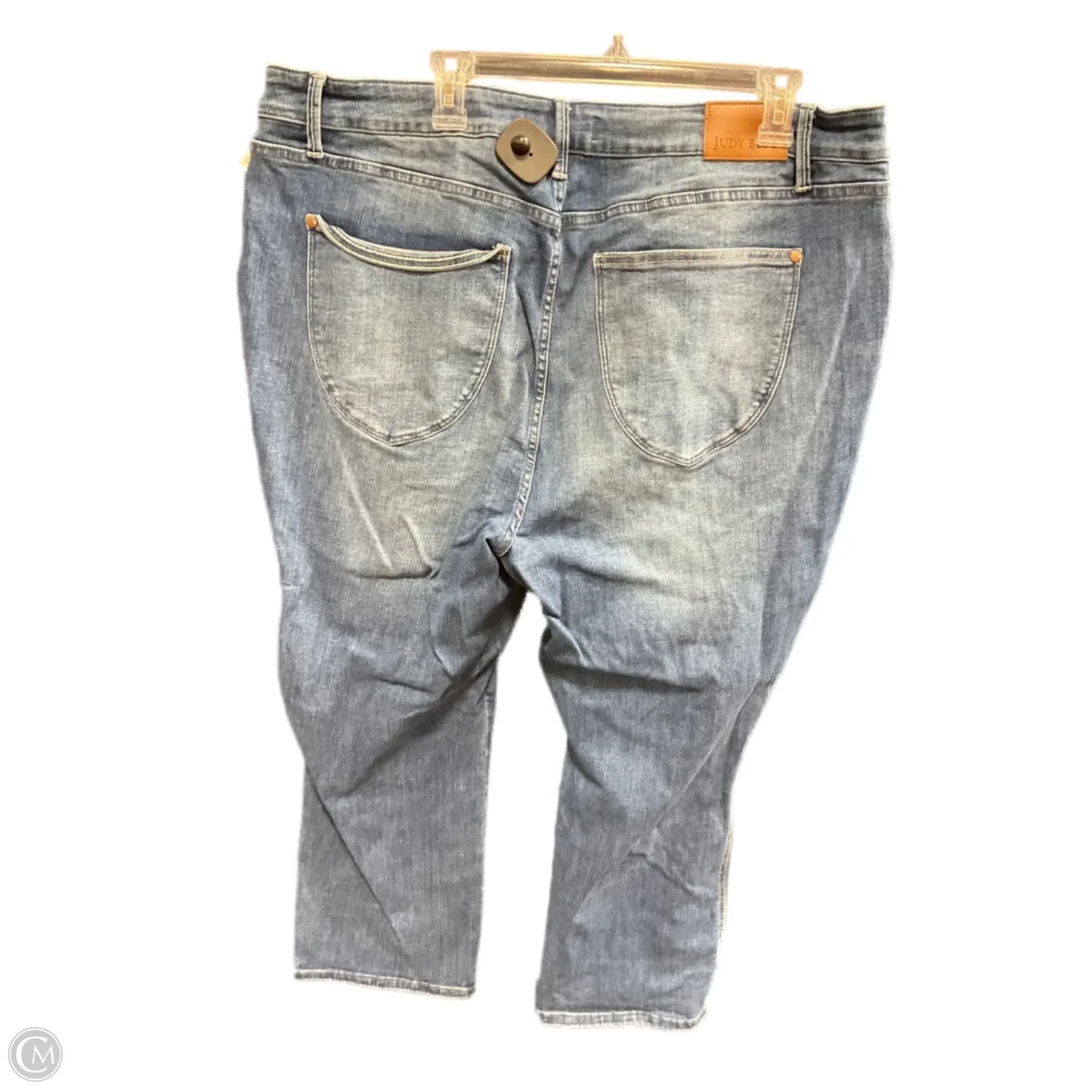 Jeans Cropped By Judy Blue In Blue, Size: 22