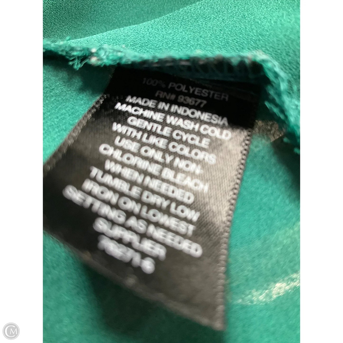 Top Long Sleeve By Worthington In Green, Size: 2x