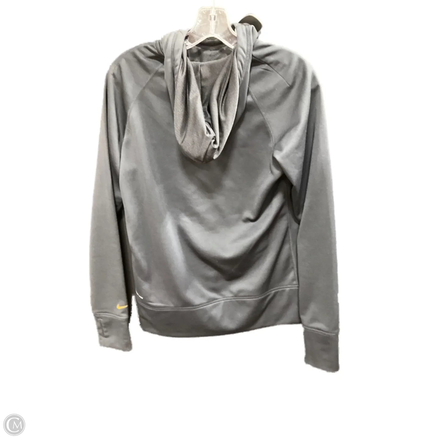 Athletic Sweatshirt Hoodie By Nike Apparel In Black, Size: M