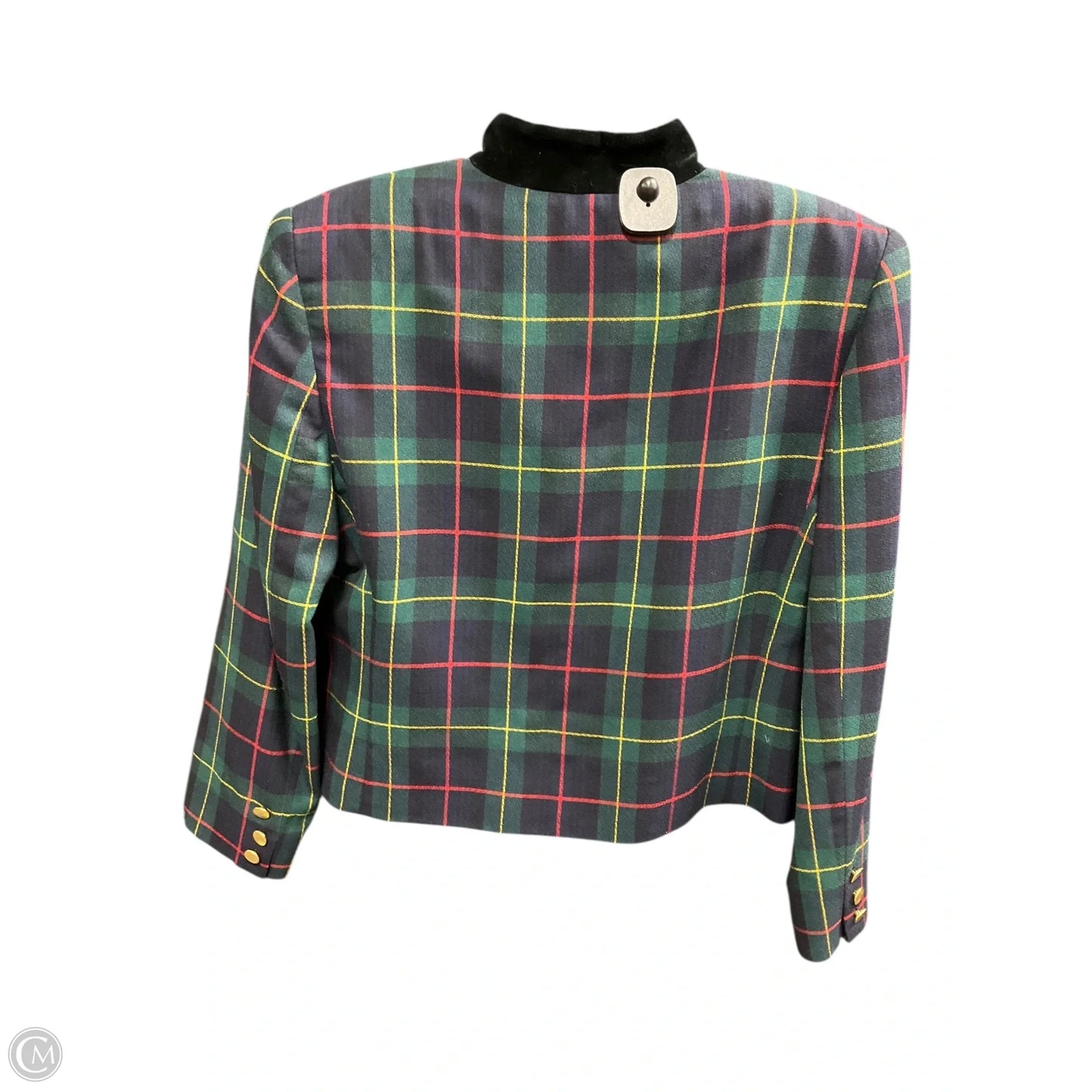 Blazer By Doncaster In Blue & Green, Size: 8