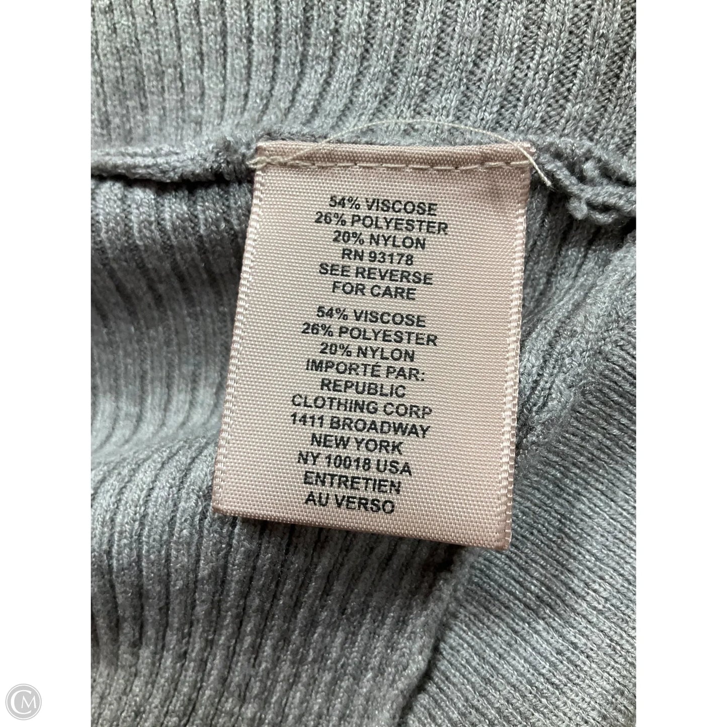 Athletic Sweatshirt Hoodie By Philosophy In Grey, Size: S